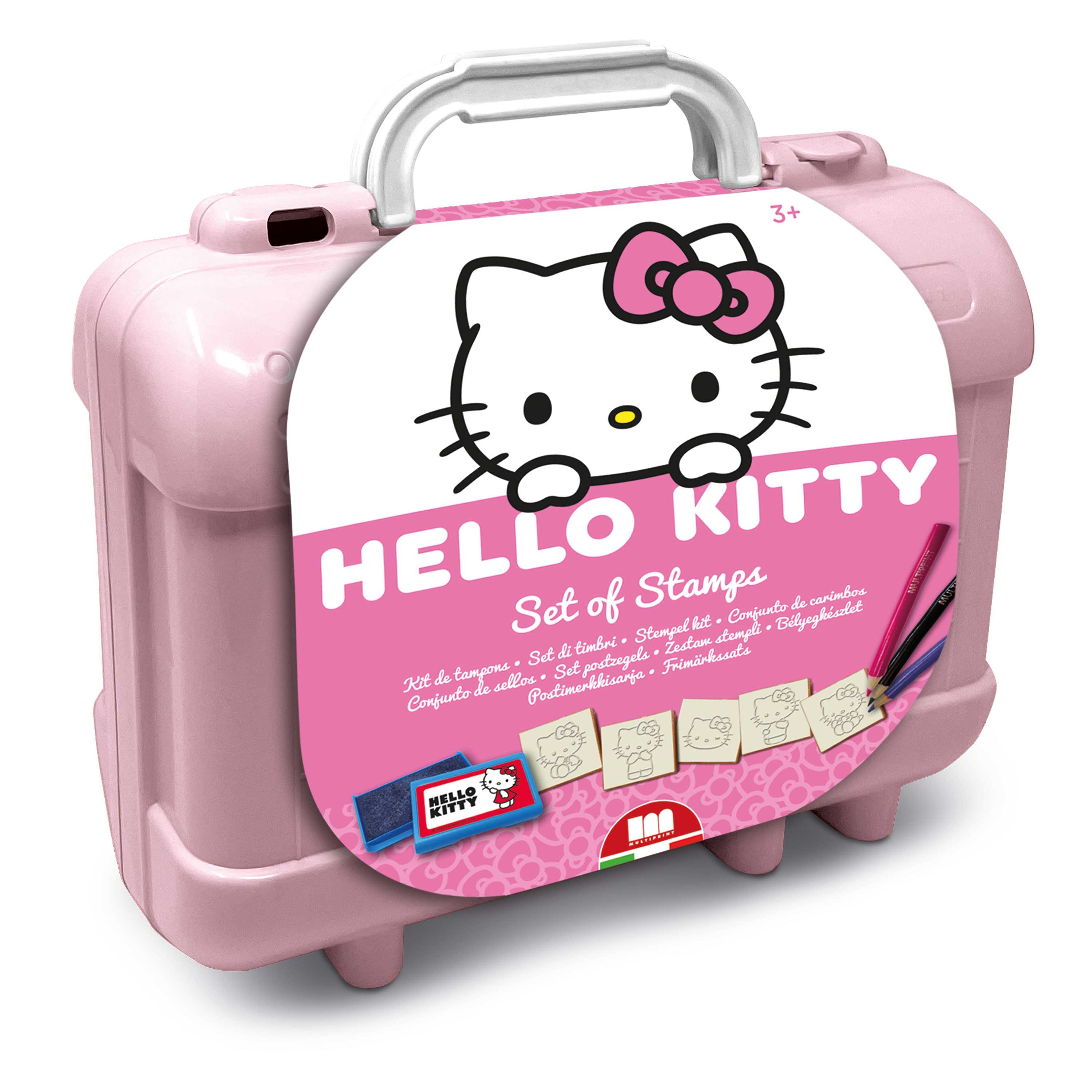 Hello Kitty Travel Set by Multiprint – Kids Activity & Craft Set