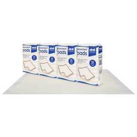 Harbour Housewares Disposable Incontinence Bed Pads - Pack of 40