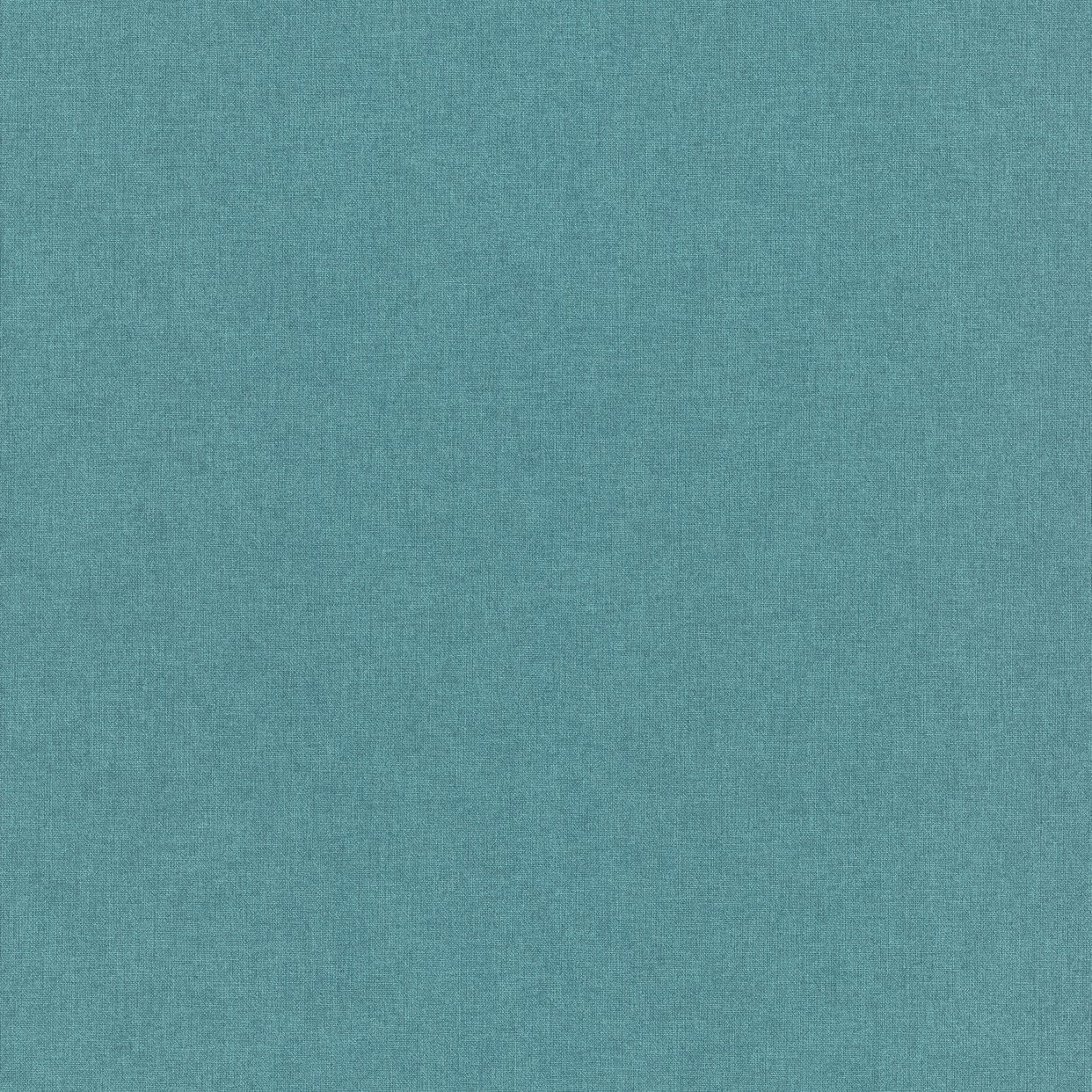 Grandeco Panama Plain Textured Linen Fabric Wallpaper - Deep Teal