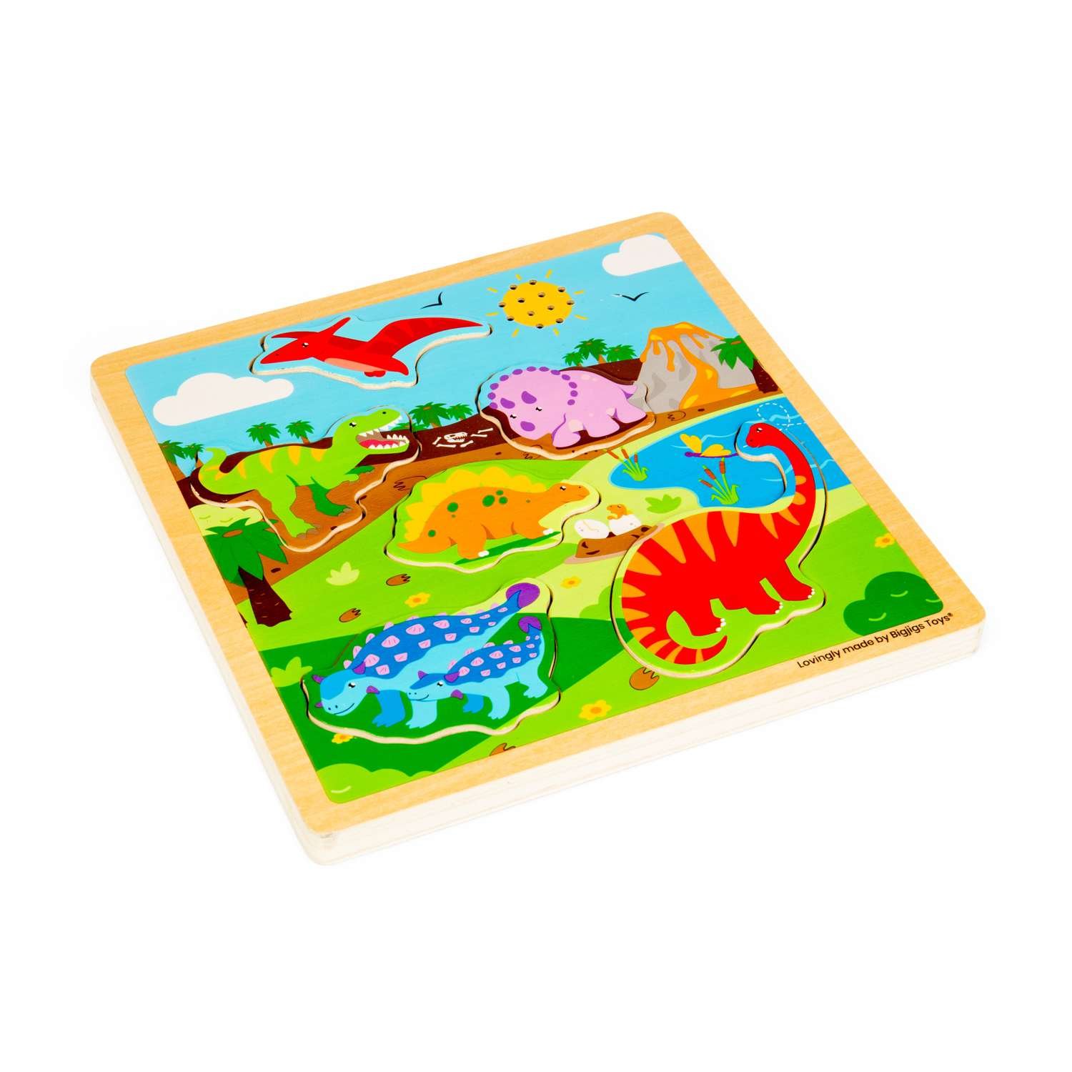 Bigjigs Toys Sound Puzzle - Dinosaur - 12 Months +