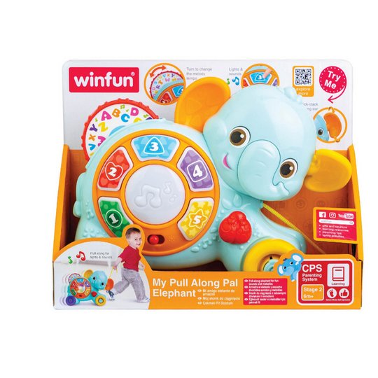 Winfun My Pull Along Pal Toddler Toy Elephant