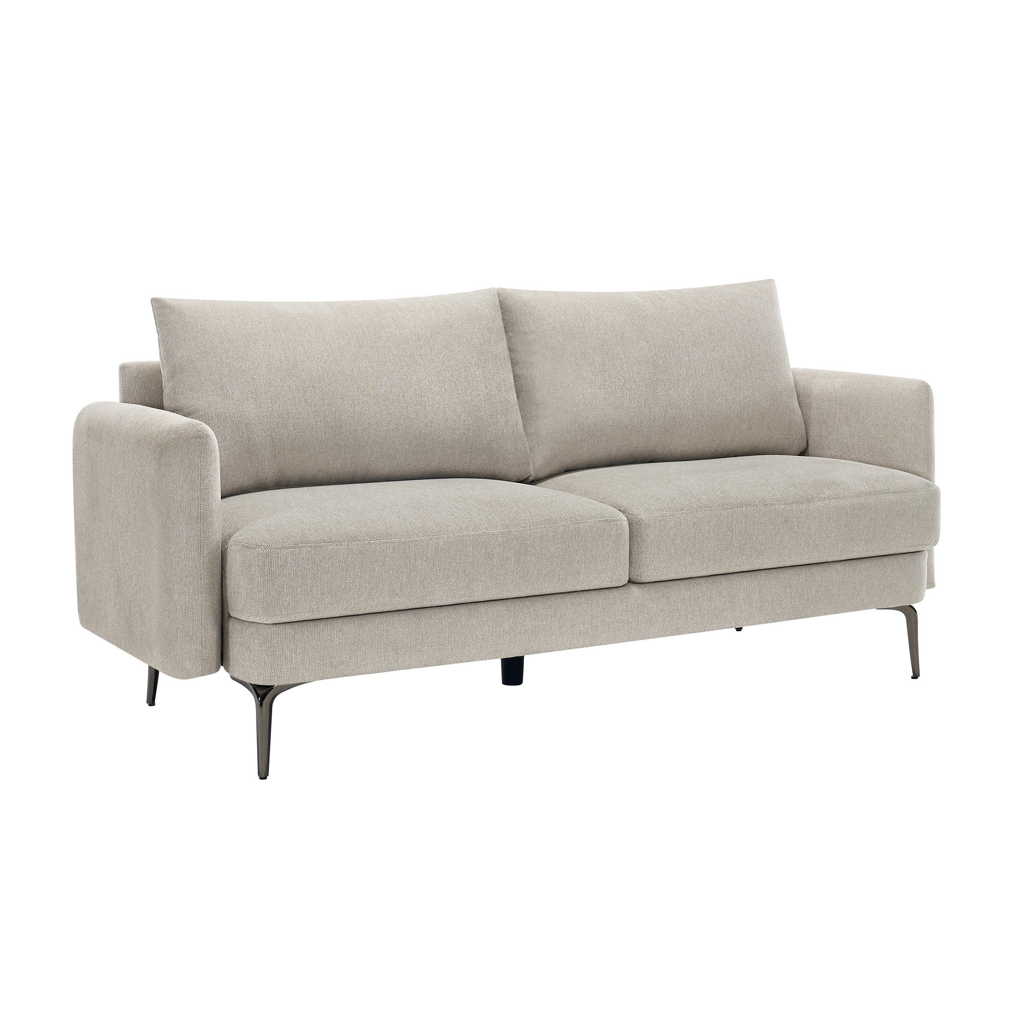 Furniture Online Sofia 3 Seater Linen Sofa – Beige