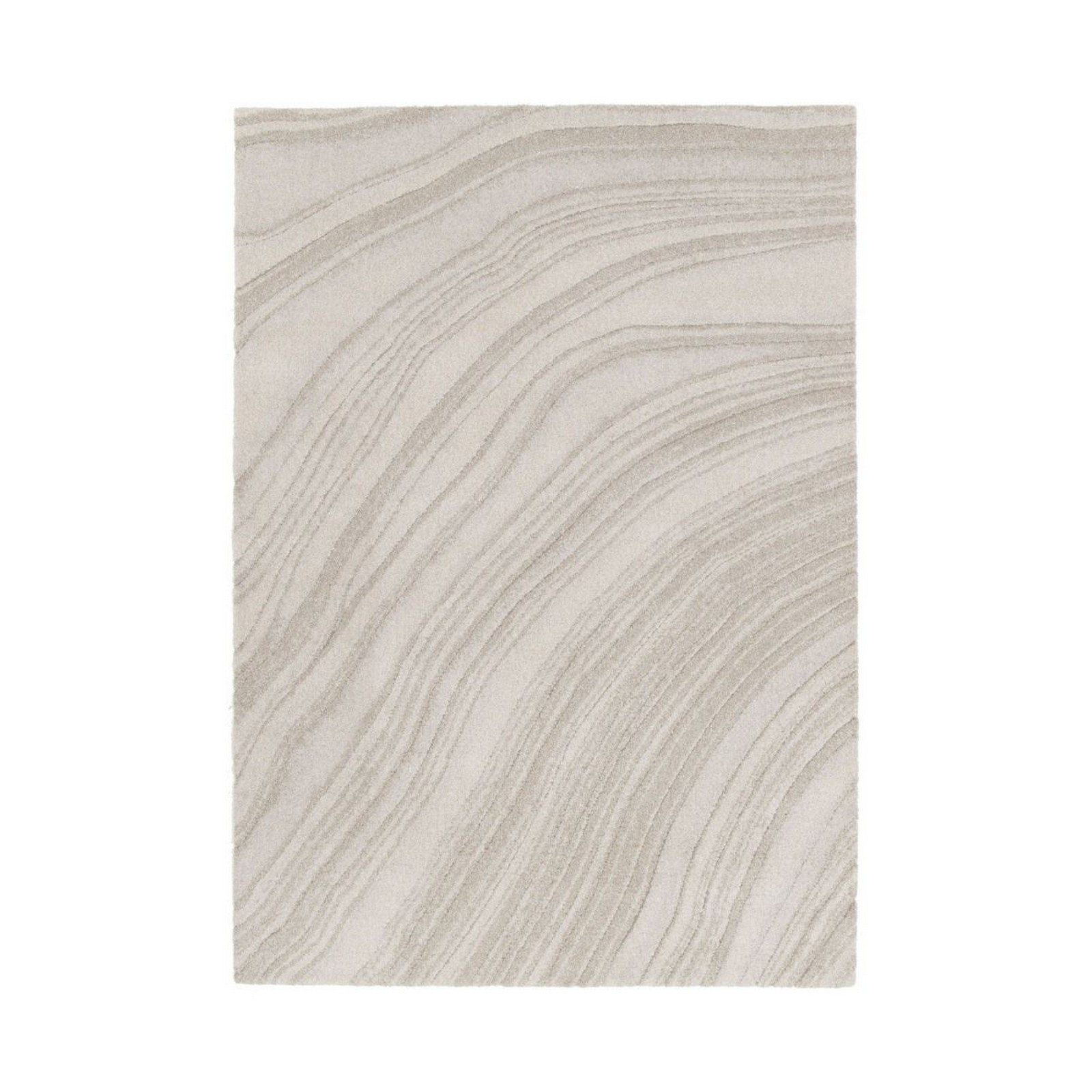 Mega Flooring Beige Modern Abstract Rug - 120 x 170cm