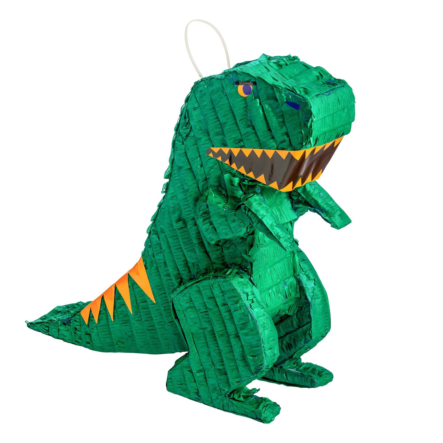 Fax Potato Dinosaur Cardboard Pinata - Green