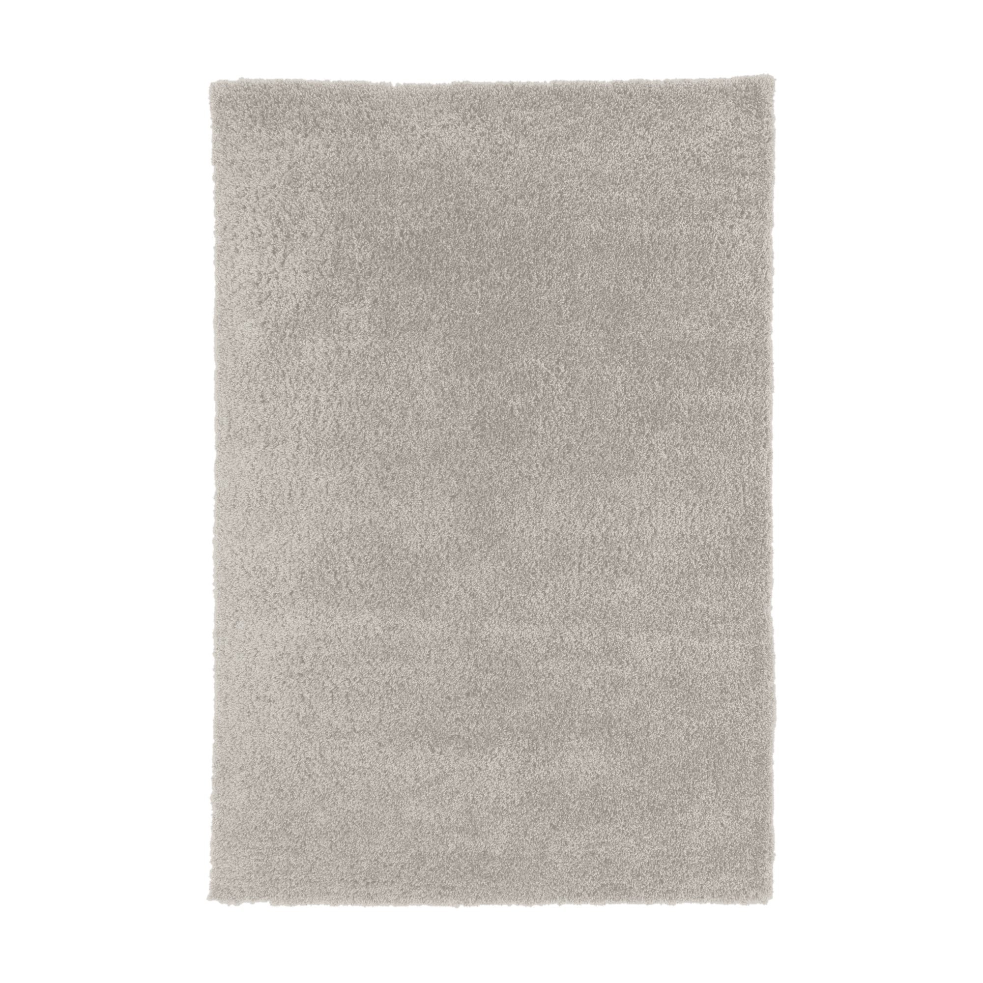 Kukoon Silver Grey Super Soft Shaggy Rug - 120 x 170cm