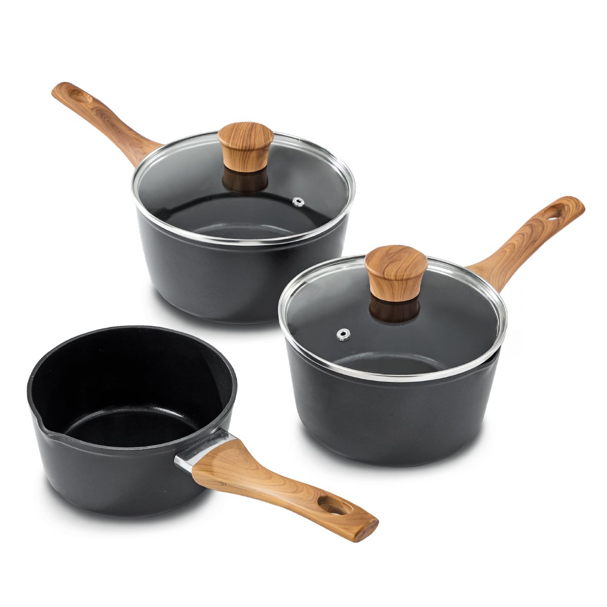 Blackmoor Sherwood 3 Piece Sauce Pan Set