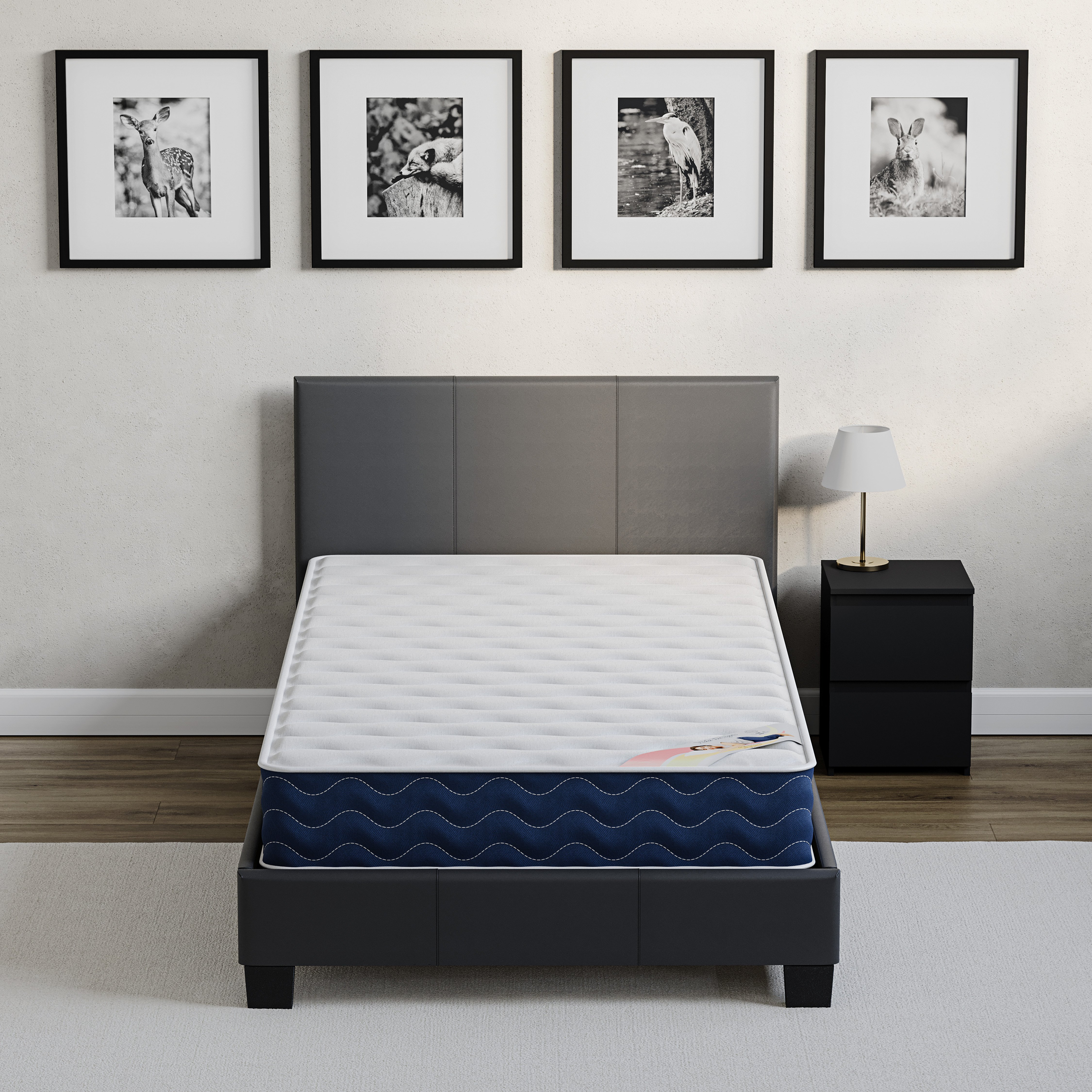 Vida Designs Gel Memory Foam Bonnell Spring Mattress - Single