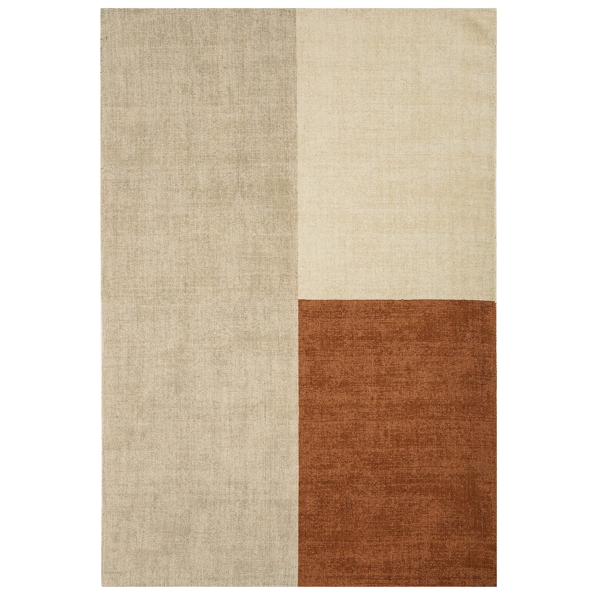 Mega Flooring Beige Handmade Geometric Rug - 160 x 230cm
