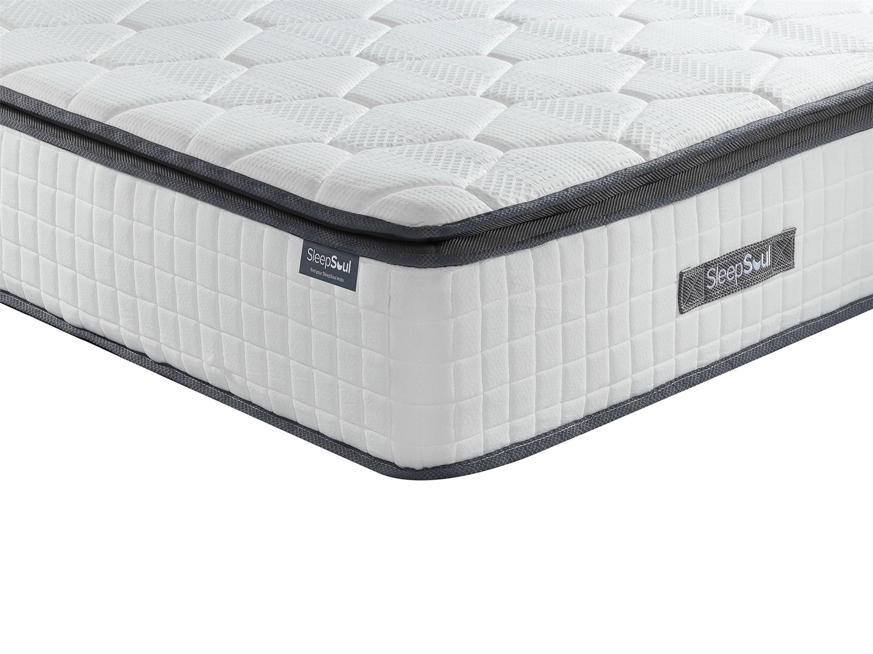 SleepSoul Bliss 800 Medium Pillow Top Pocket Sprung Mattress - Super King