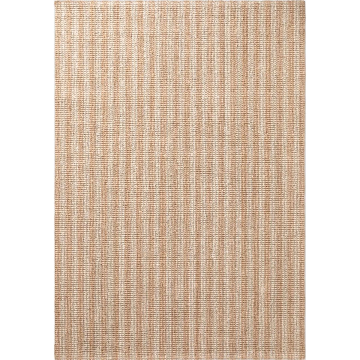 Hanse Home Cream Amber Natural Fibre Striped Hand Woven Rug - 160 x 230cm