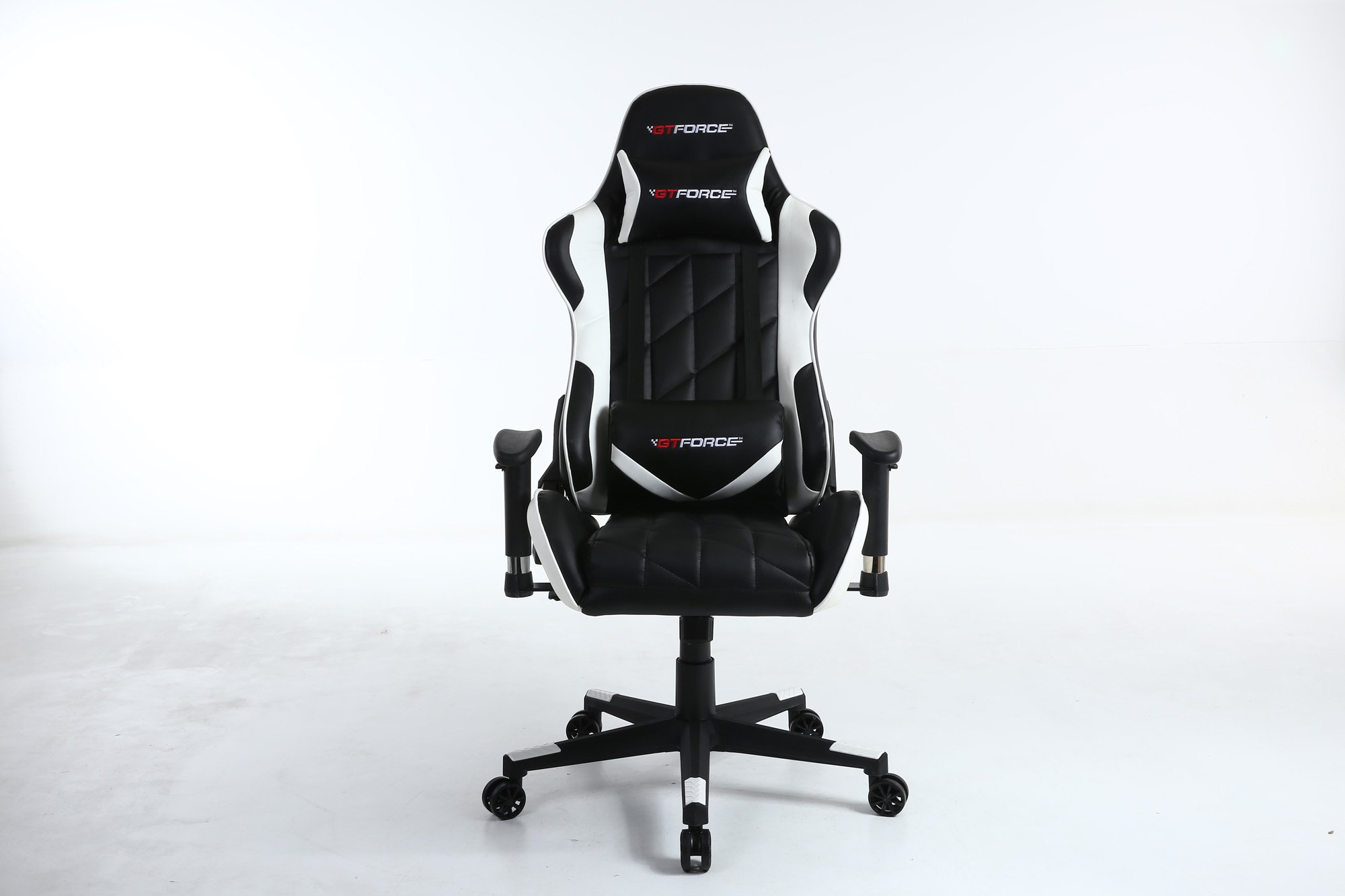 Gtforce Pro Gt Reclining Sports Racing Faux Leather Gaming Chair – White