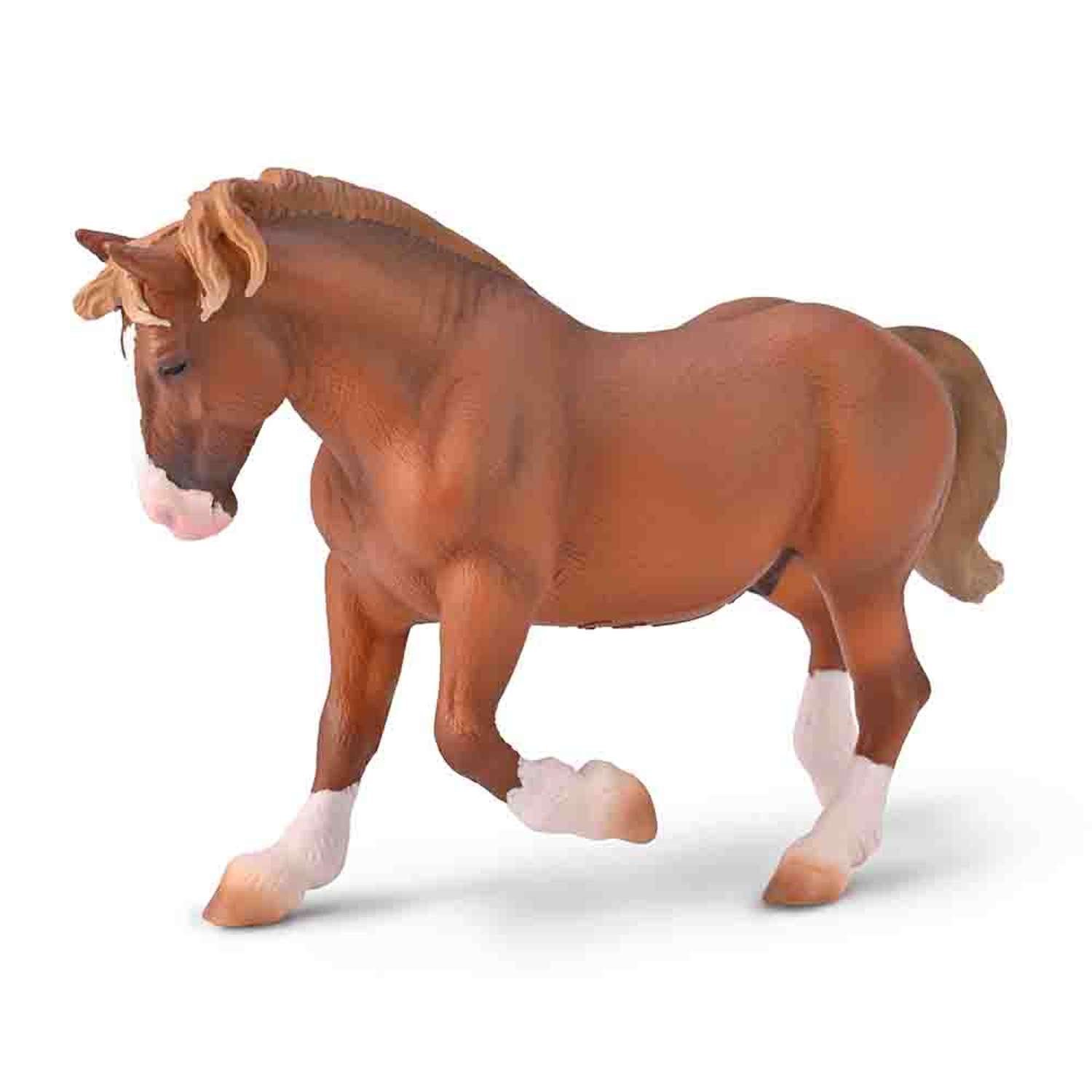 CollectA Breton Draft Horse Stallion Chestnut - 3 Years +
