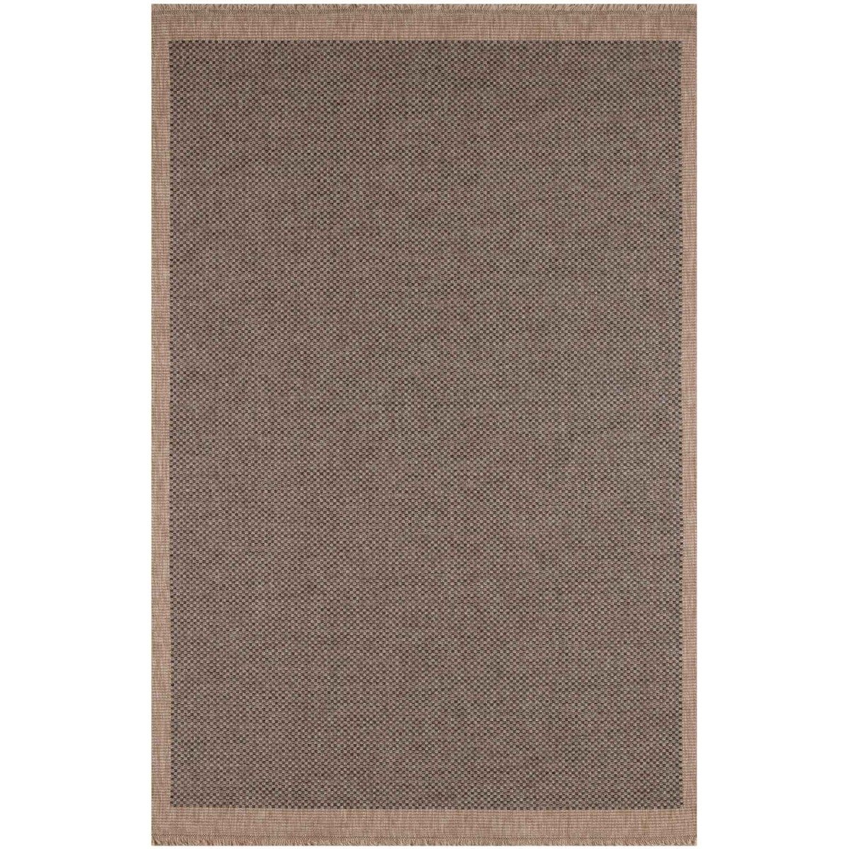 The Rugs Dark Grey Nature Square Dots Rug - 80 x 150cm