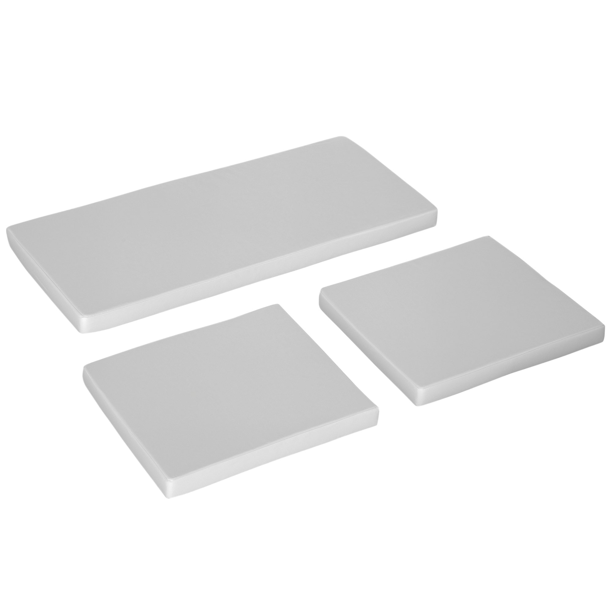 Outsunny Outdoor Chair Seat Cushions for Garden Furniture - Grey