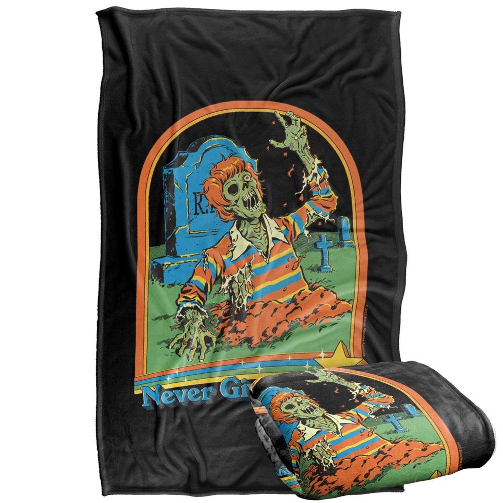 Steven Rhodes Never Give Up Soft Touch Blanket - 152cm x 127cm