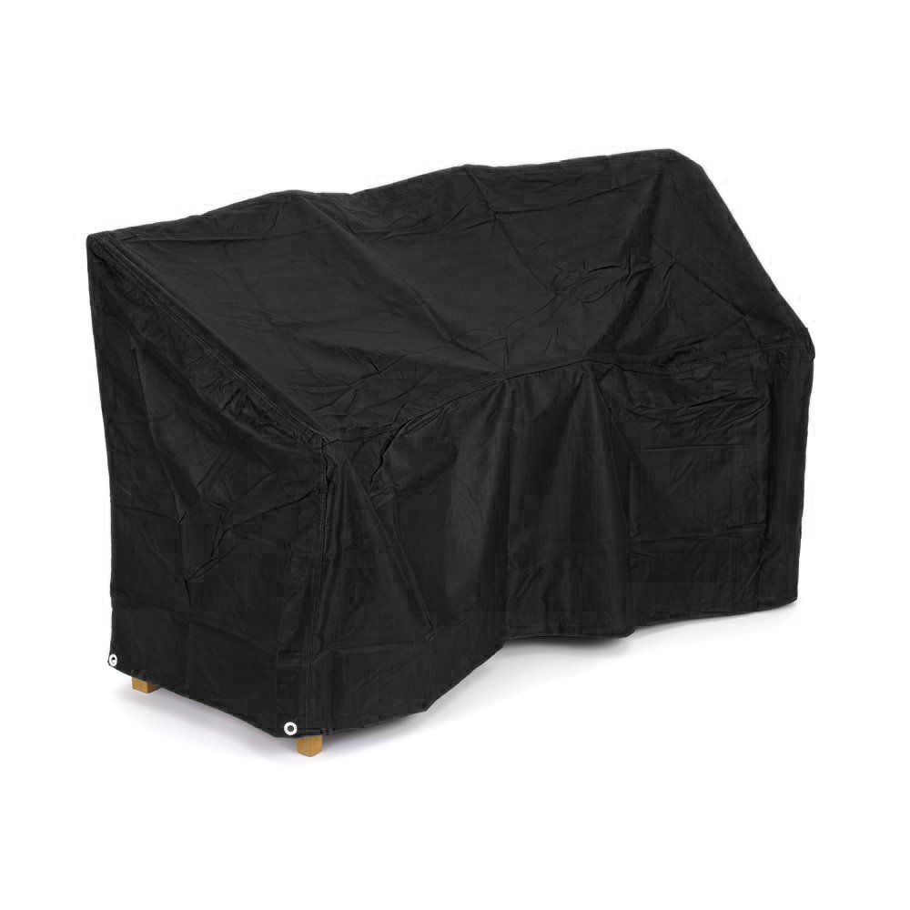 Charles Bentley Patio Furniture Companion Love Seat Jack and Jill Cover - Black