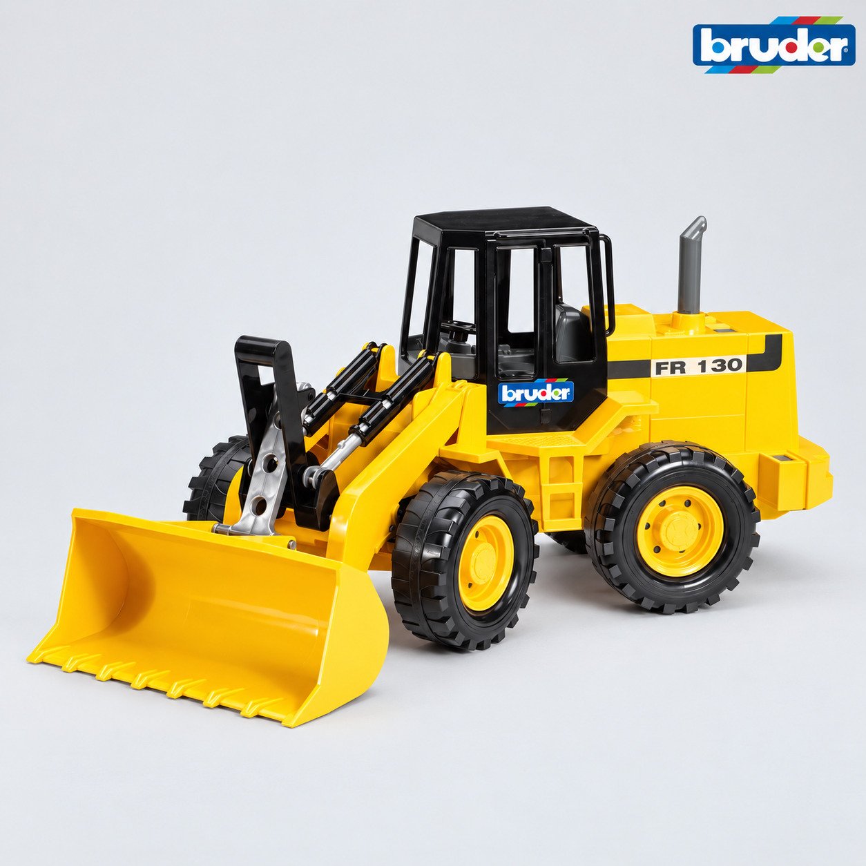 Bruder Articulated Road Loader FR 130 Childrens Farm Toy Yellow - 1:16