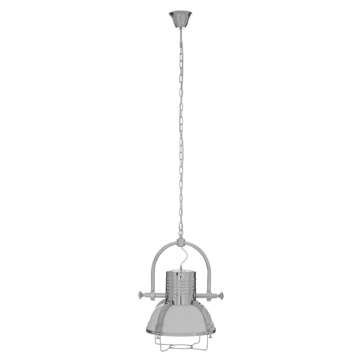 Orsina Industrial Revolution Metal Pendant Light - Chrome