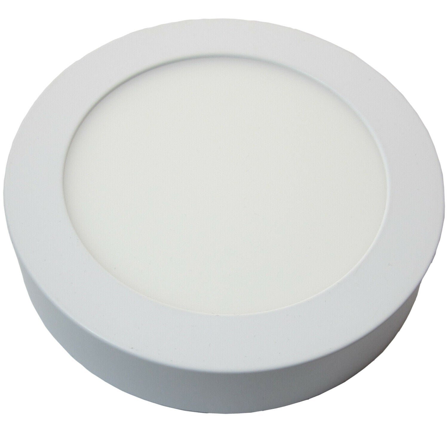 Loops Direct Die-Cast Aluminium LED Round Bulkhead Ceiling Light - Warm White
