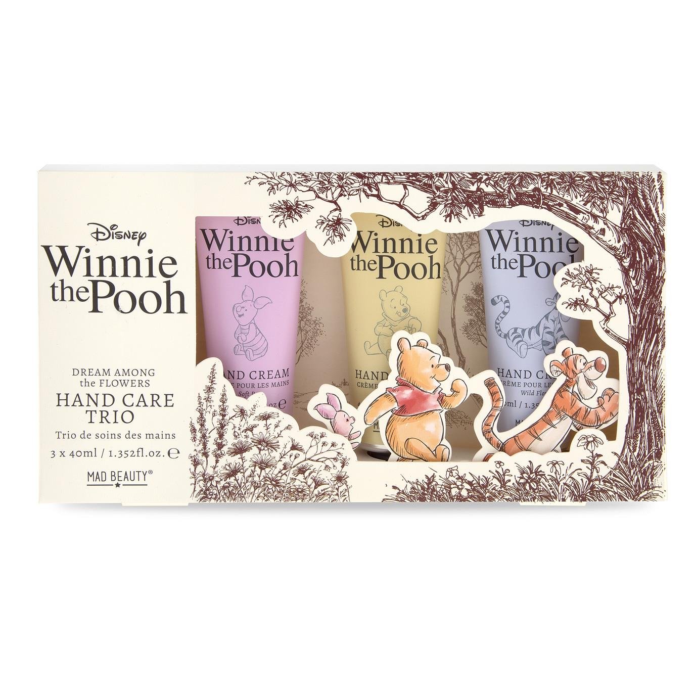 Mad Beauty Winnie The Pooh Hand Cream Trio Gift Set