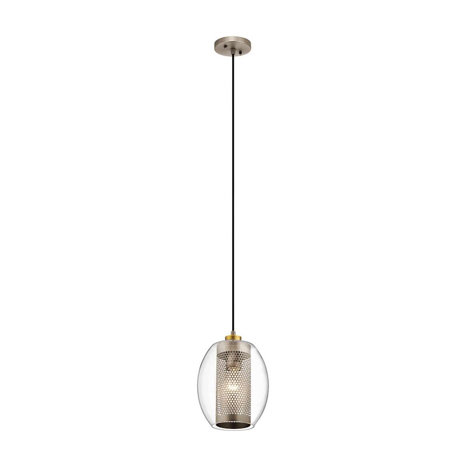 Elstead Kichler Dome Pendant Light - Antique Pewter