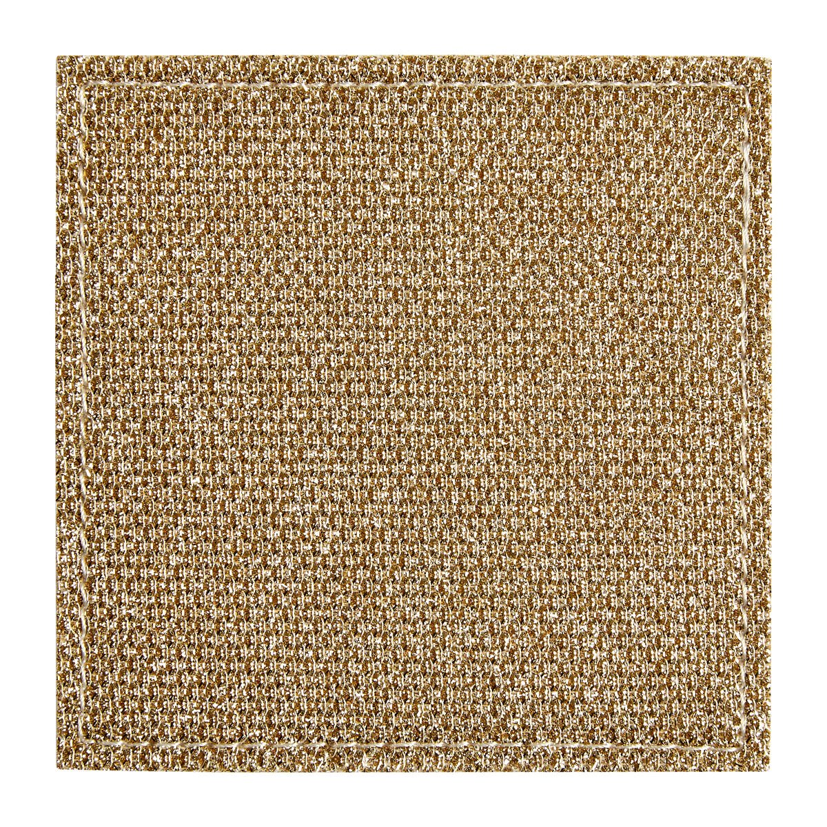 Orsina Set Of 4 Geome Glitter Coasters - Gold