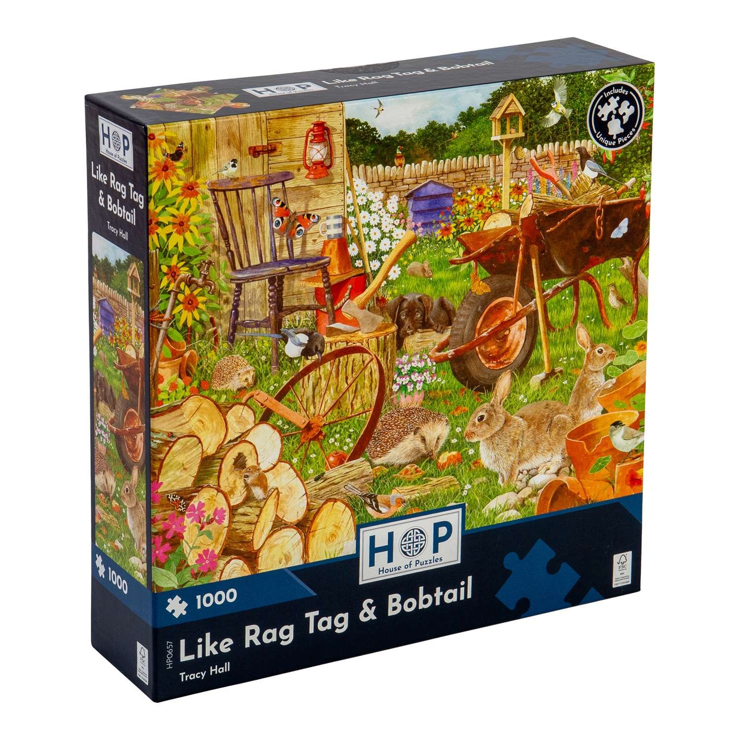 The House of Puzzles Like Rag Tag and Bobtail 1000 Piece Jigsaw Puzzle