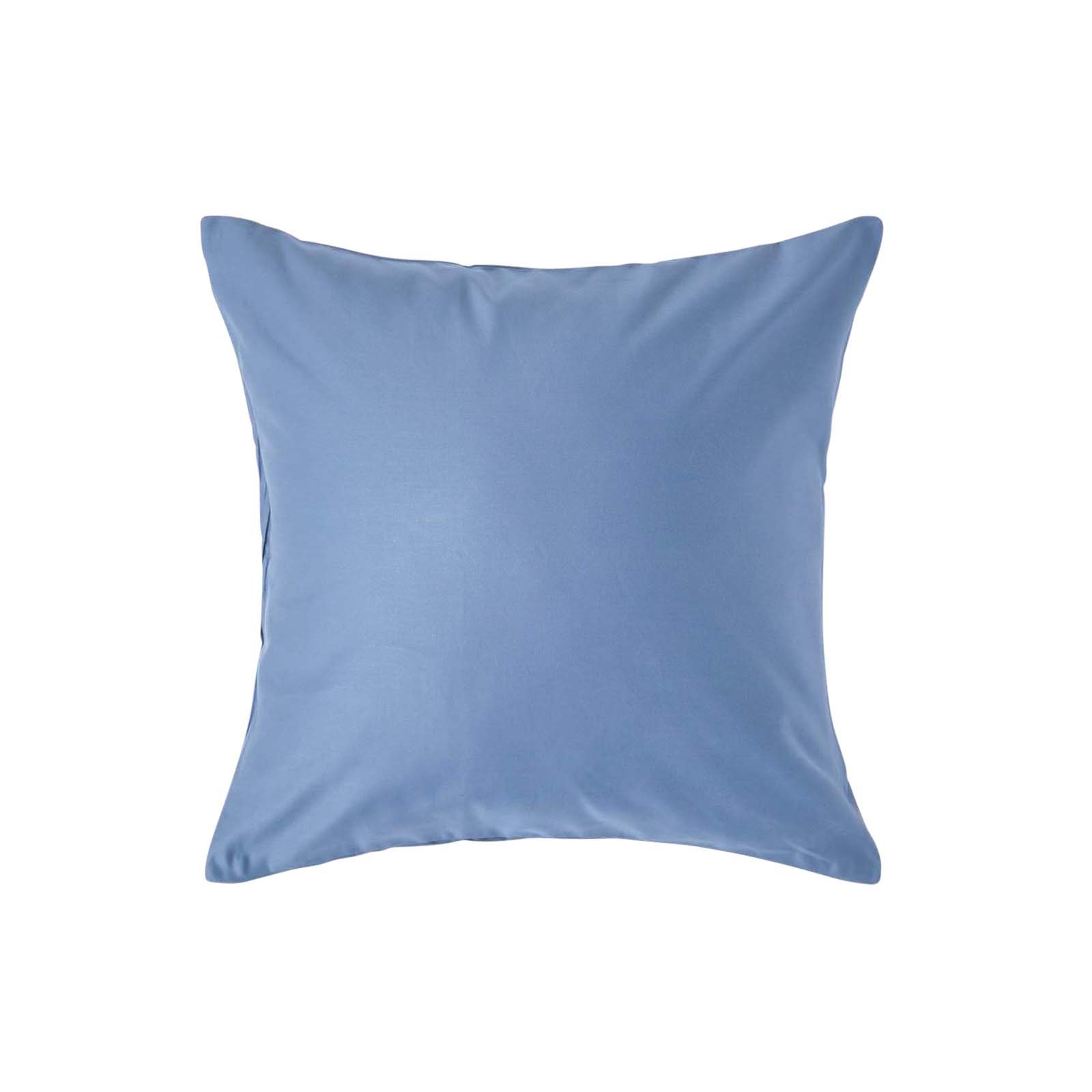 Homescapes Egyptian Cotton Sateen Pillowcase - 40 x 40 cm - Air Force Blue