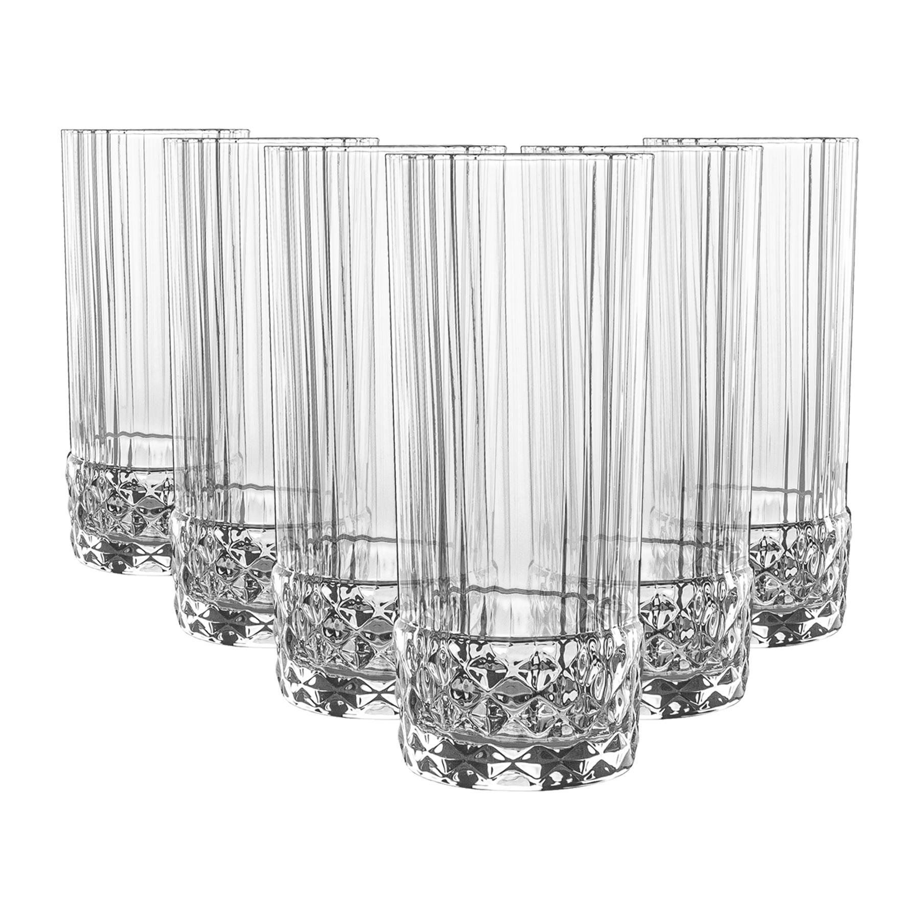 Bormioli Rocco America '20s Highball Glasses - 400ml - Clear - Pack of 12