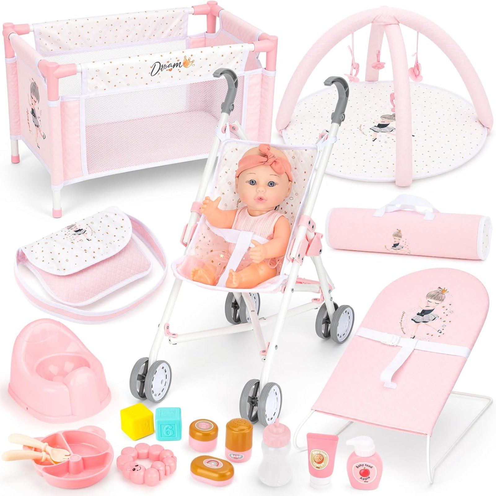 deAO Doll Playset - Pink
