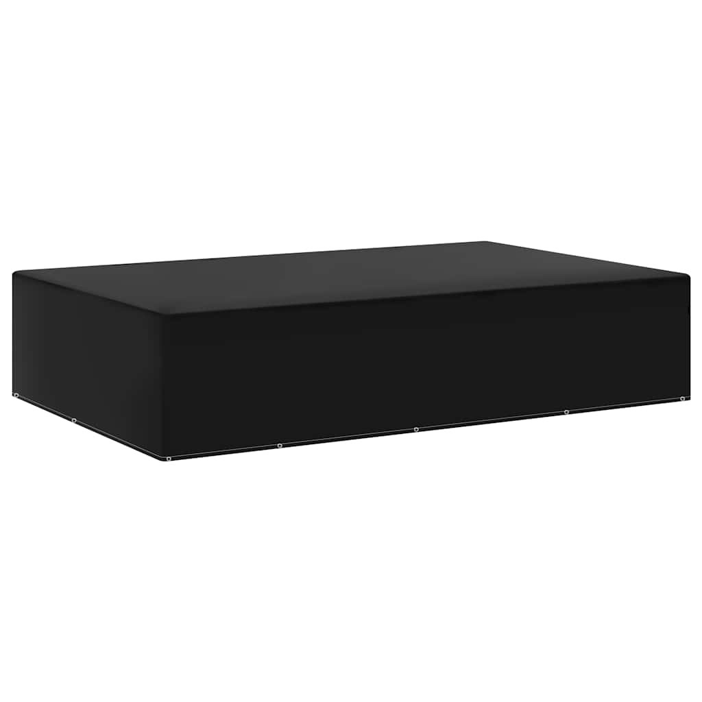 Walplus Aluminium Garden Furniture Cover - Black - 325 x 205 x 70 cm