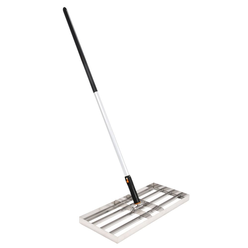 Lazy Tools Stainless Steel Lawn Levelling Rake Lute 2.5kg - 40cm x 25cm