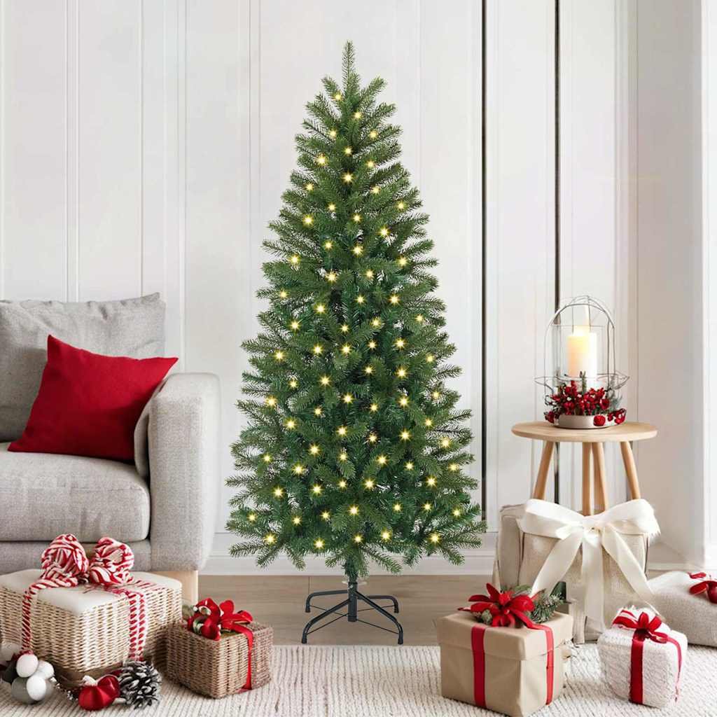 Walplus 150 LED Lights Artificial Christmas Tree 75 cm Wide - Green - 150 cm