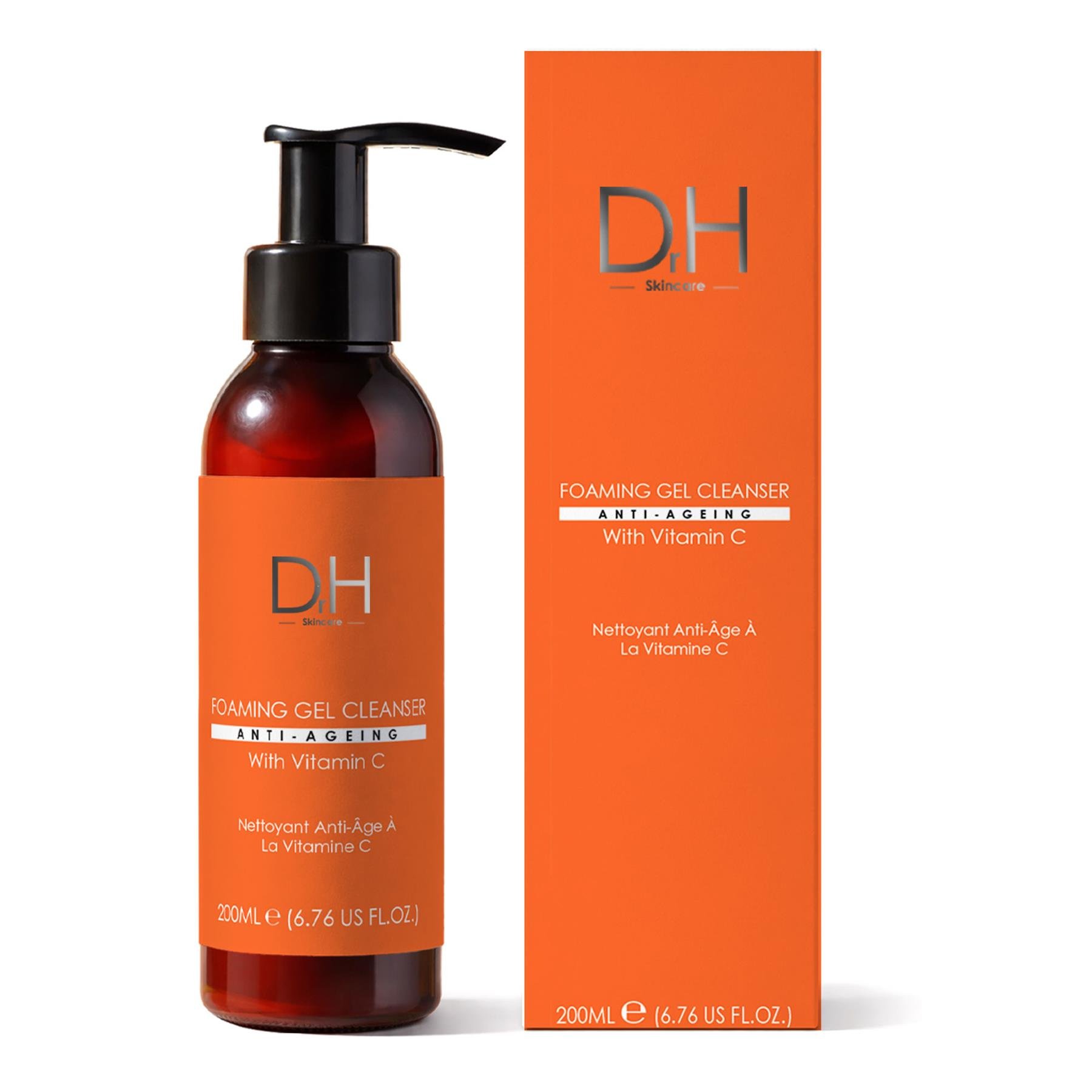 Dr H Anti-Ageing Foaming Gel Cleanser with Vitamin C - 200ml