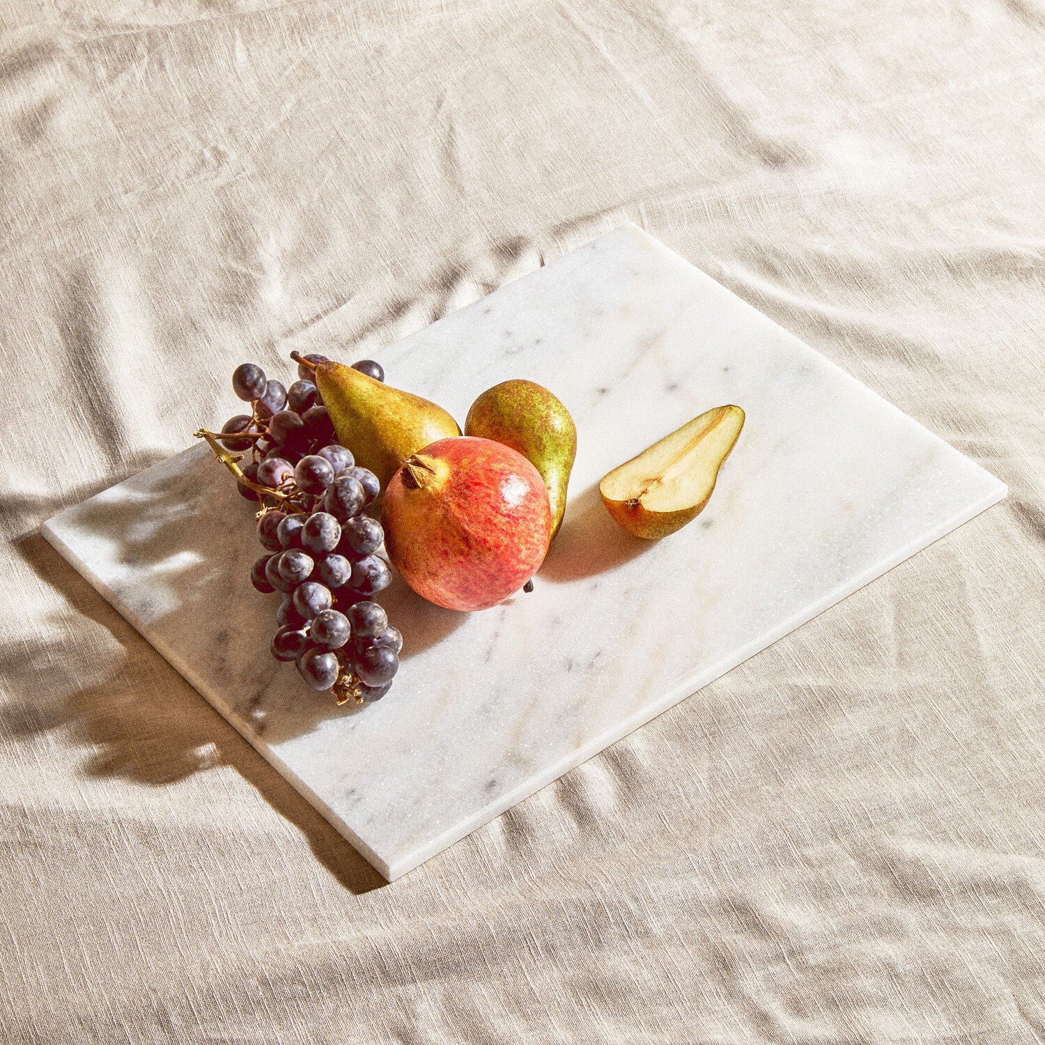 Orsina Kindia Marble Chopping and Serving Board - White