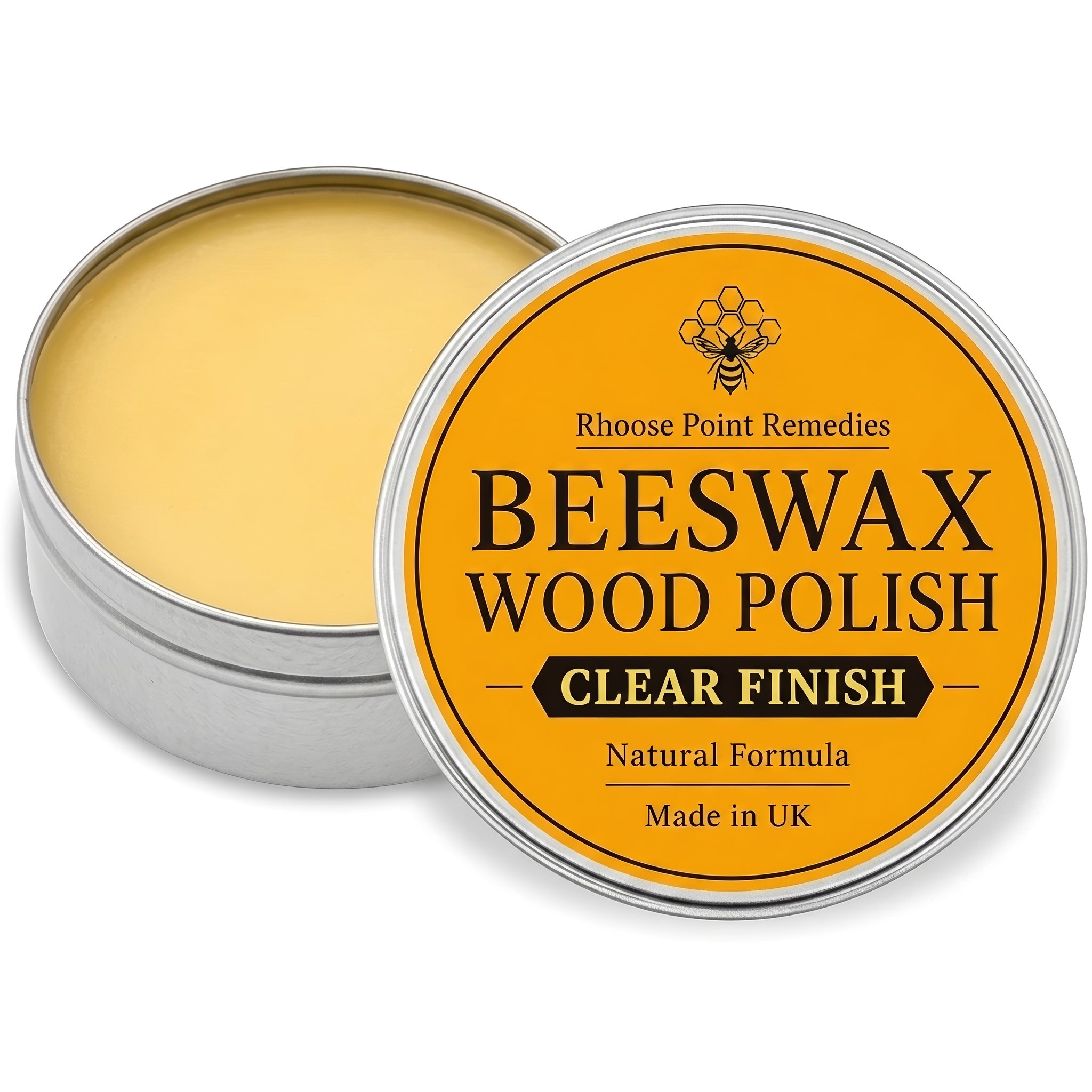 Rhoose Point Remedies Beeswax Polish for Wood & Furniture - 30ml