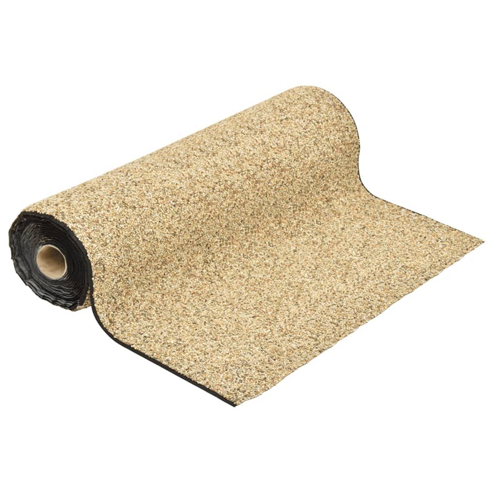Walplus Polypropylene Stone Liner - Natural Sand - 200 x 100 cm