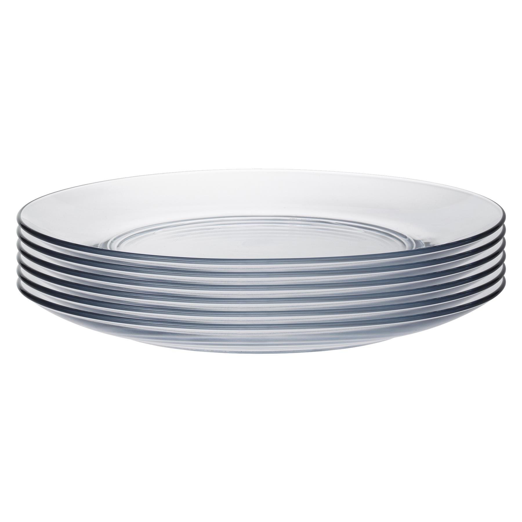 Duralex Lys Tempered Glass Dinner Plates 235mm - Pack of 12