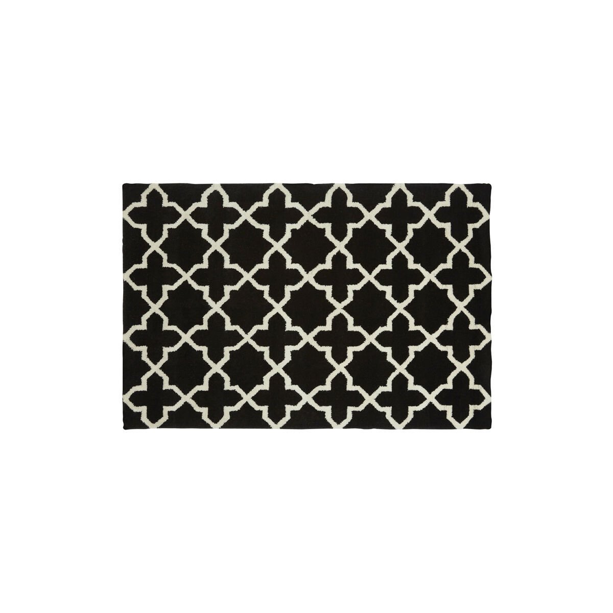 Orsina Black and White Bosie Hampstead Rug - 120 x 180cm