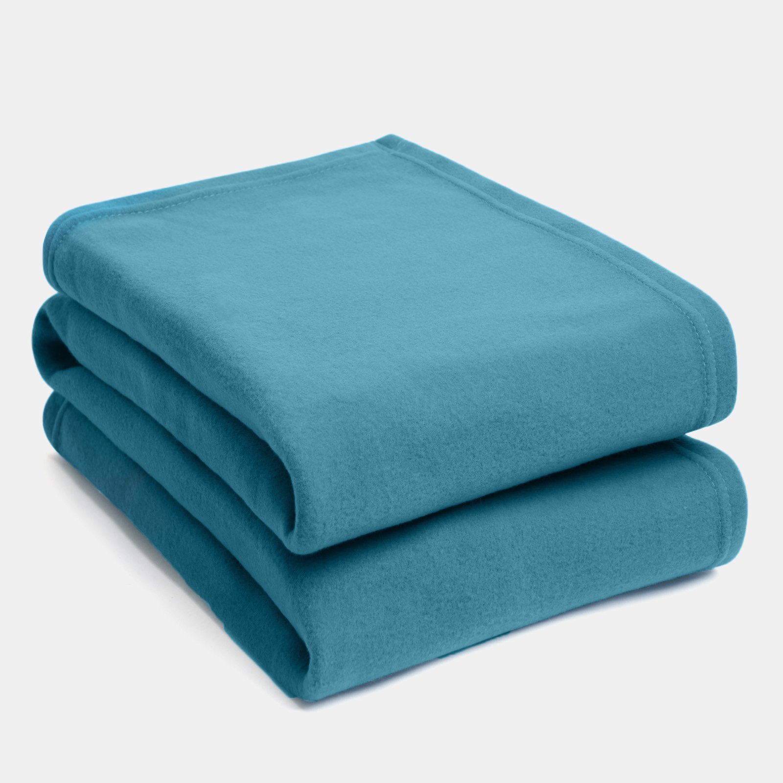 OHS Plain Fleece Blanket Throw 120 x 150cm - Teal