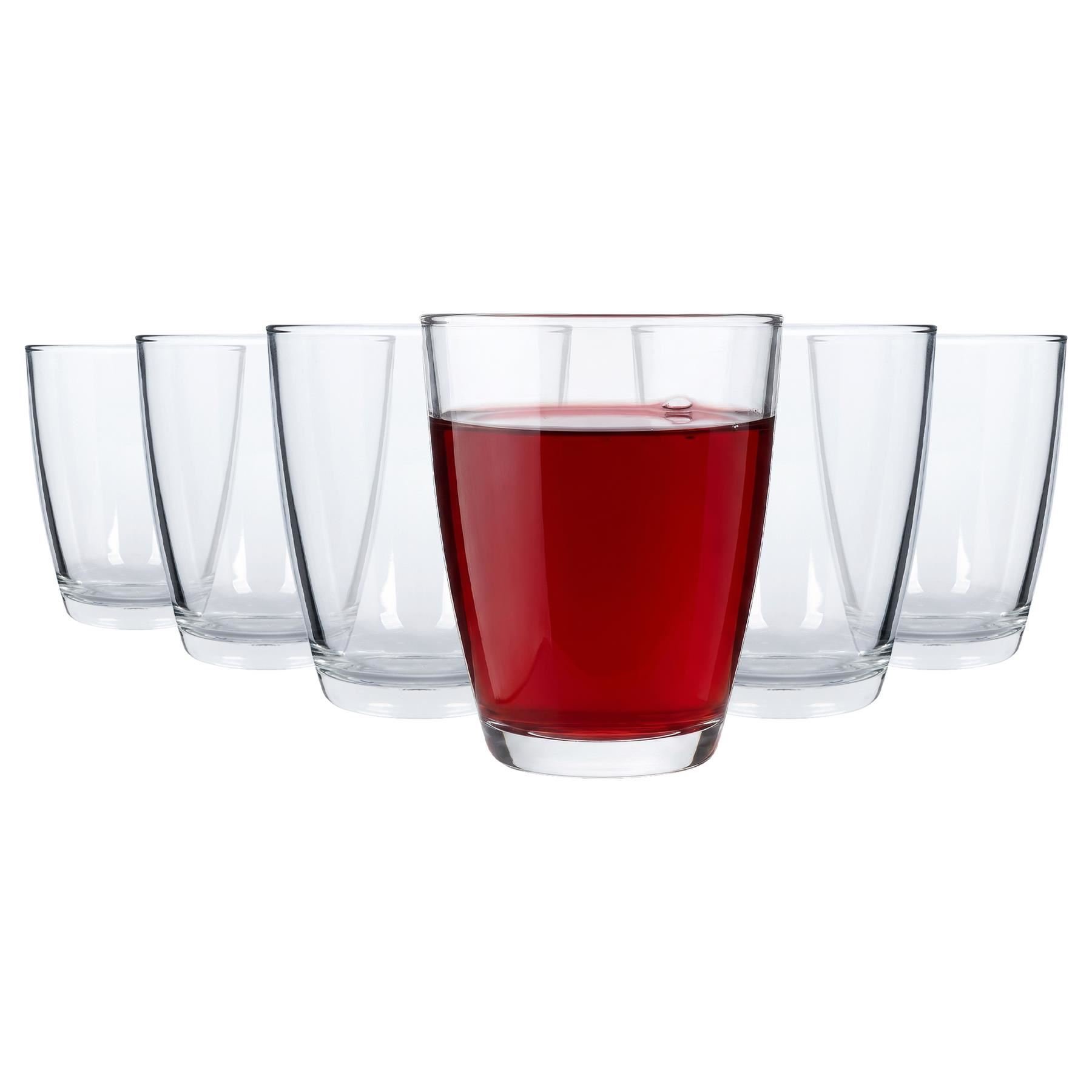 Argon Tableware Conical Glass Tumblers - 380ml - Pack of 6