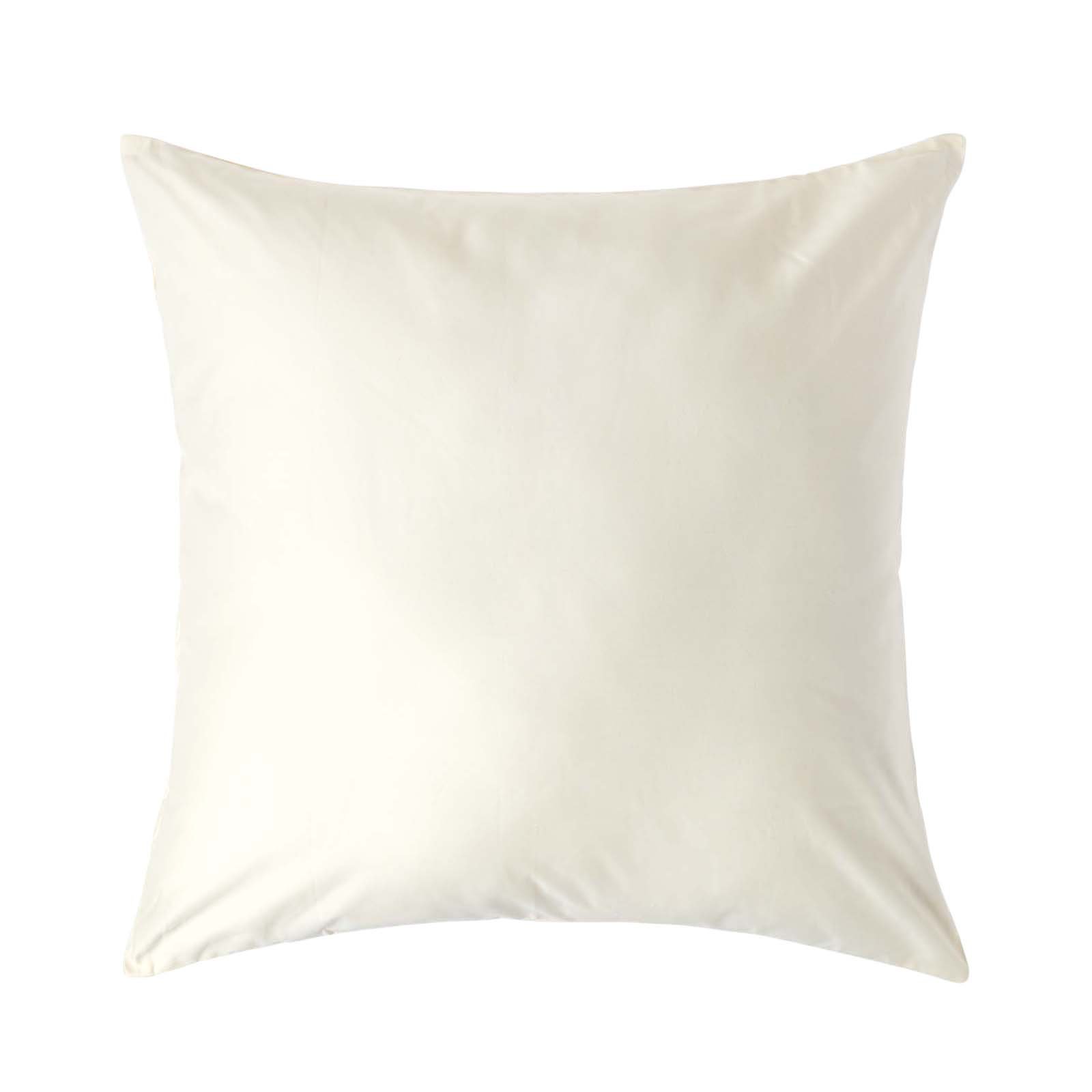 Homescapes Egyptian Cotton Sateen Pillowcase - 80 x 80 cm - Cream