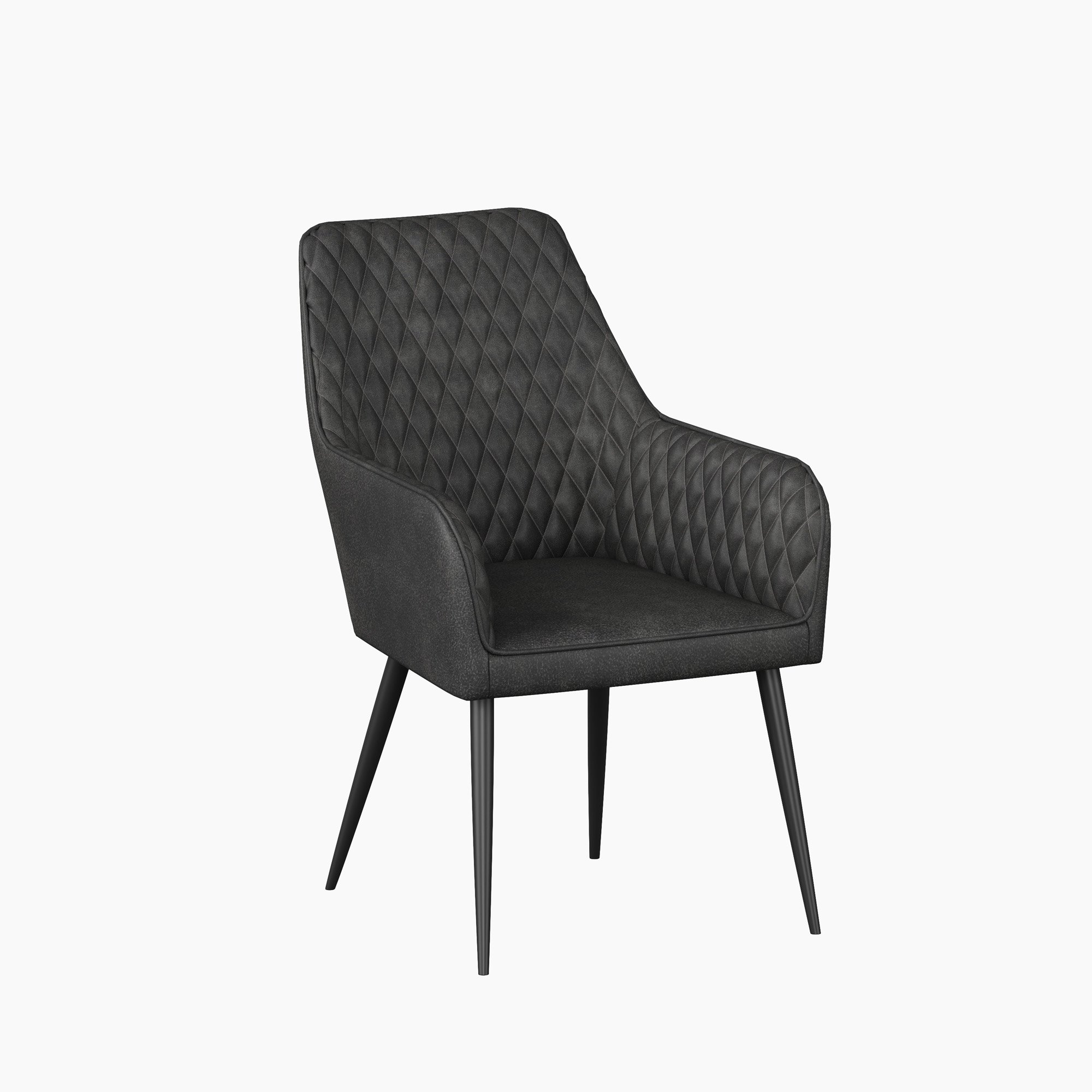 Furniture Online Ella Set 2 Fabric Dining Chair – Grey
