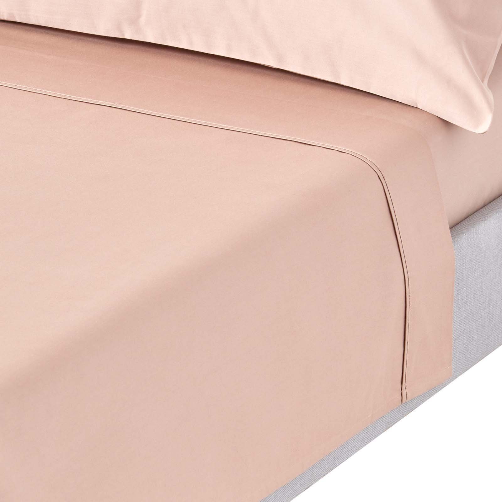 Homescapes Egyptian Cotton Mink Sateen Flat Sheet - Single