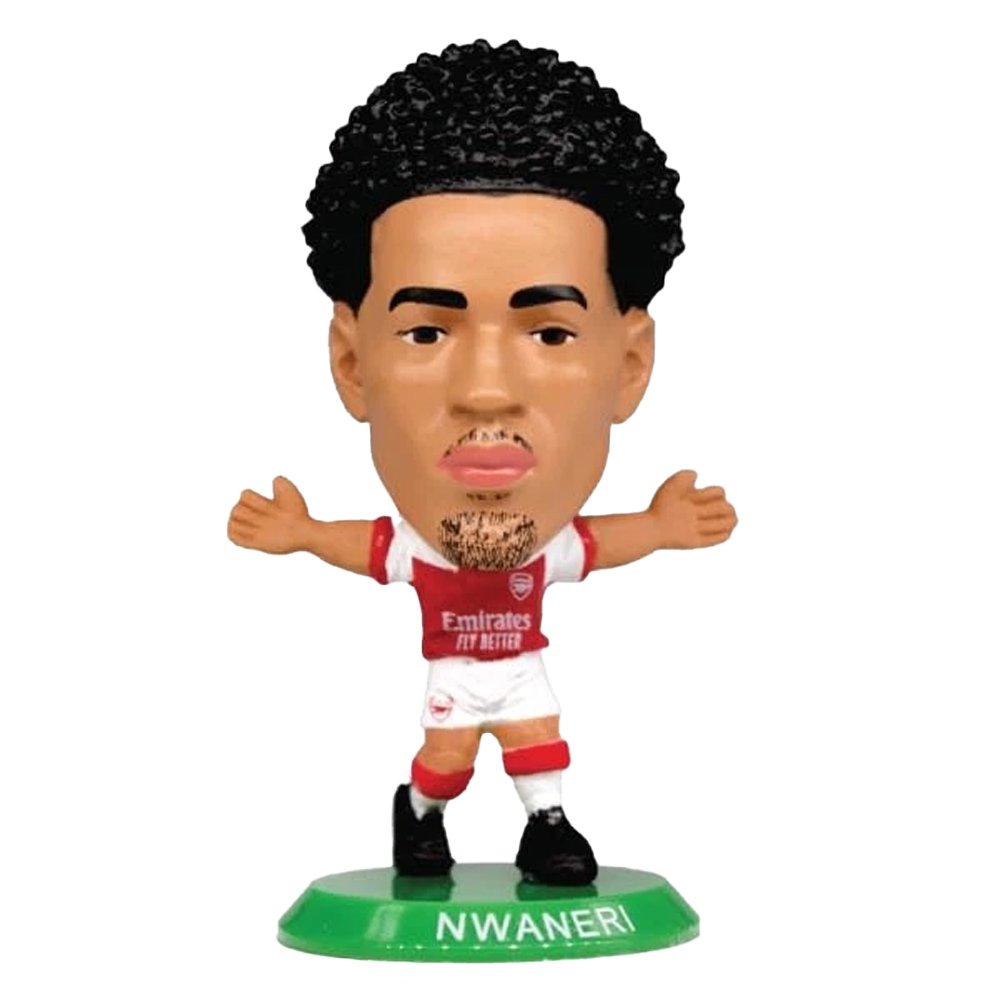 Arsenal FC Ethan Nwaneri SoccerStarz Football Figurine - Red & White