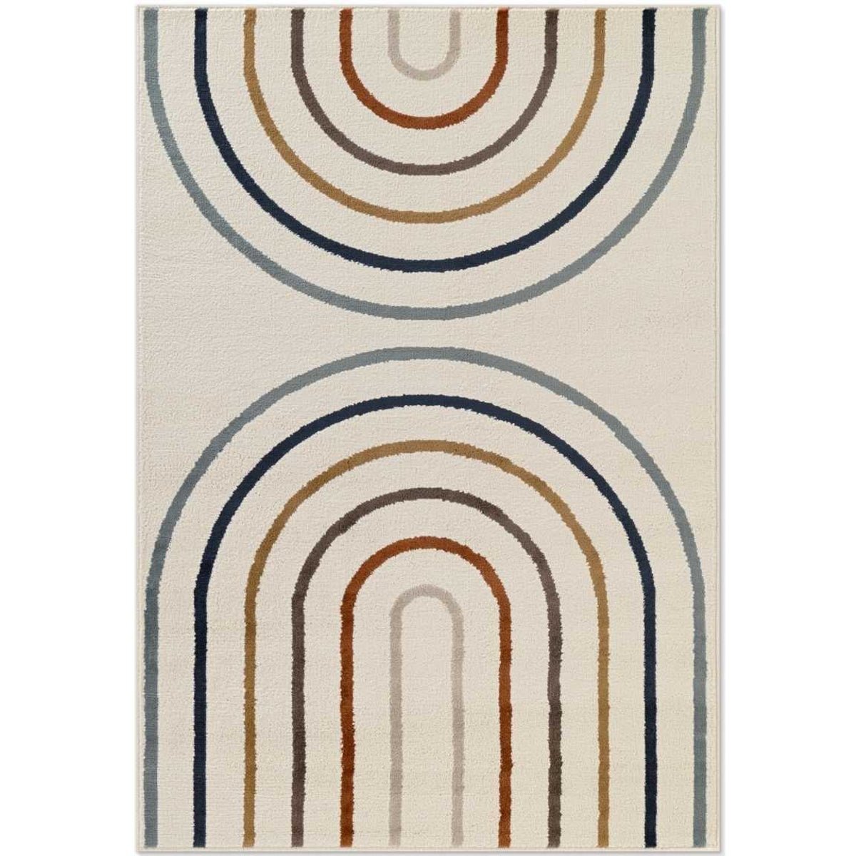 Hanse Home Multicoloured Polka Dot Adventures Kids Rainbow Rug - 120 x 170cm