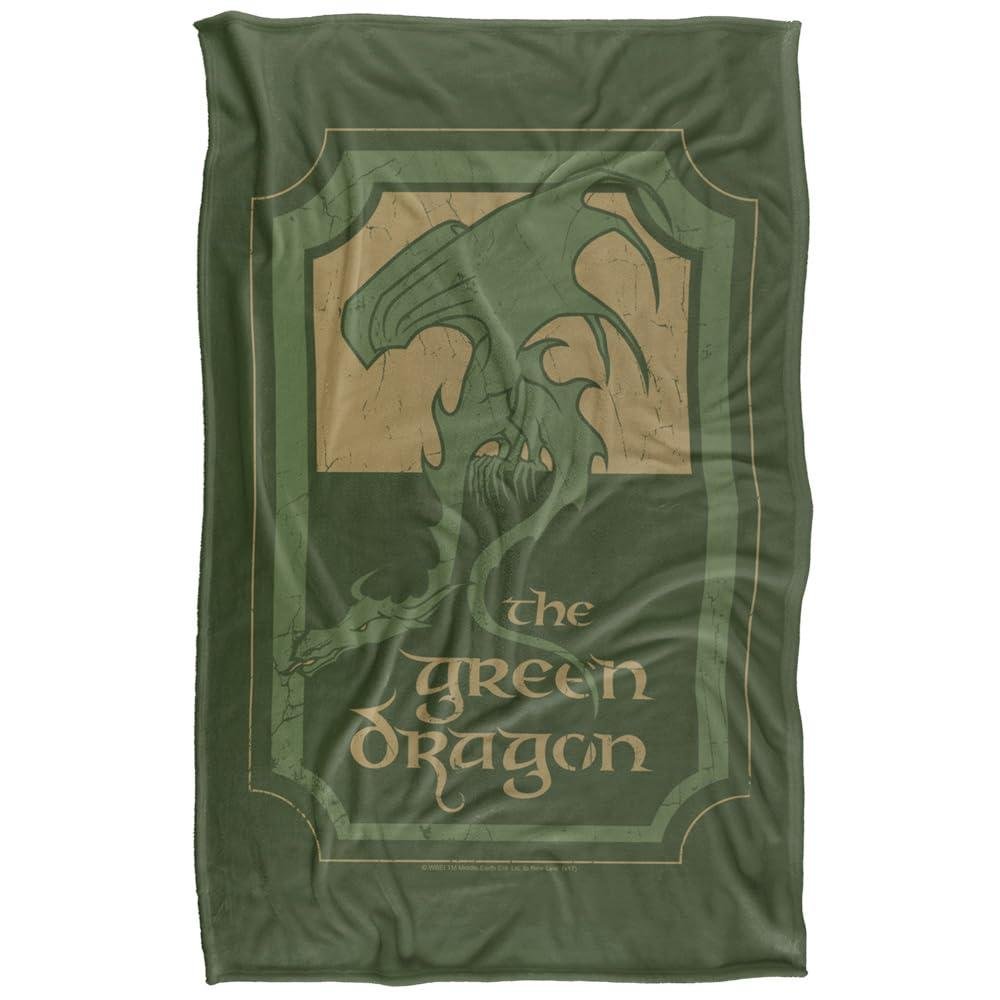 Lord Of The Rings The Green Dragon Tavern Soft Touch Blanket - 147cm x 91cm