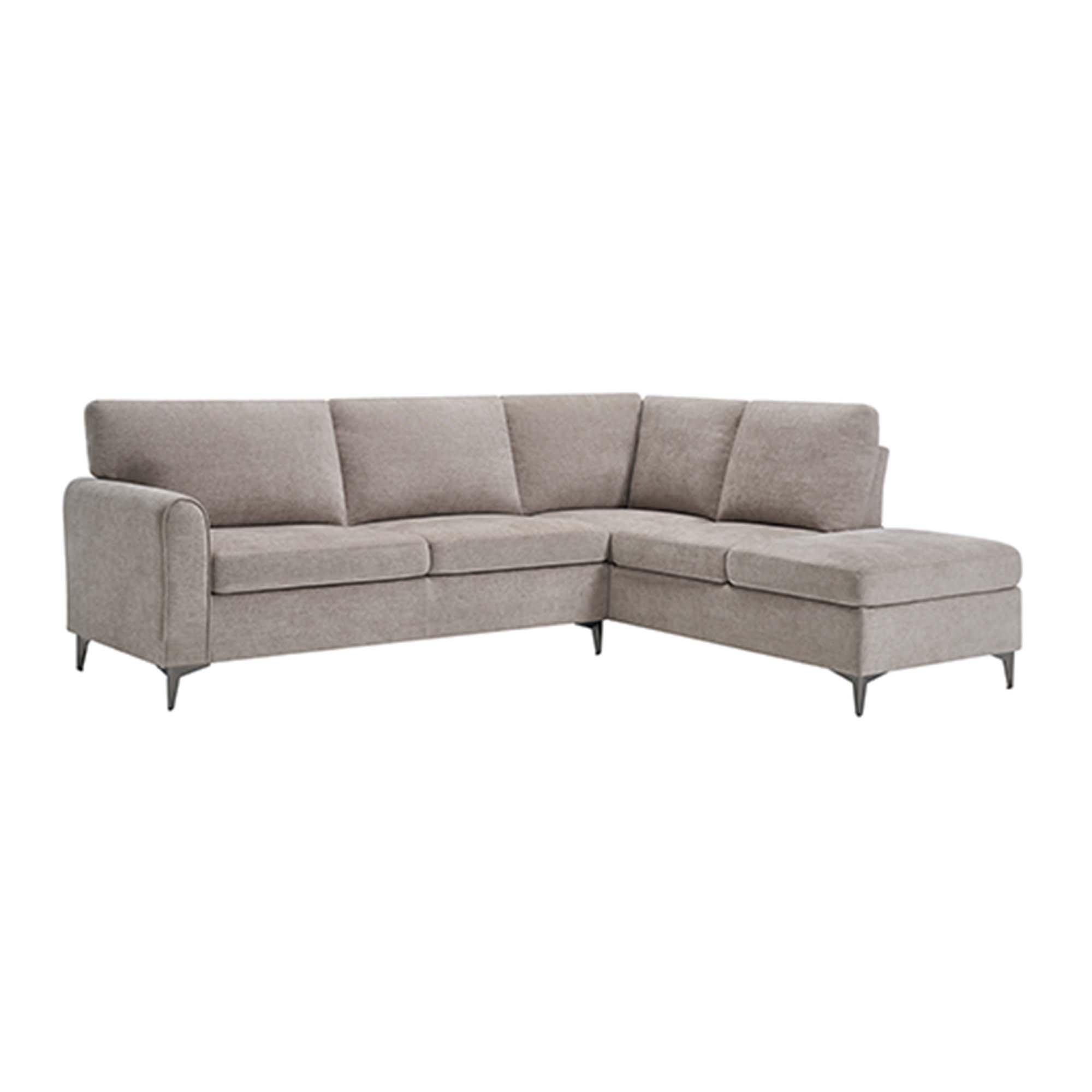Furniture Online Roma Fabric Corner Sofa – Sand