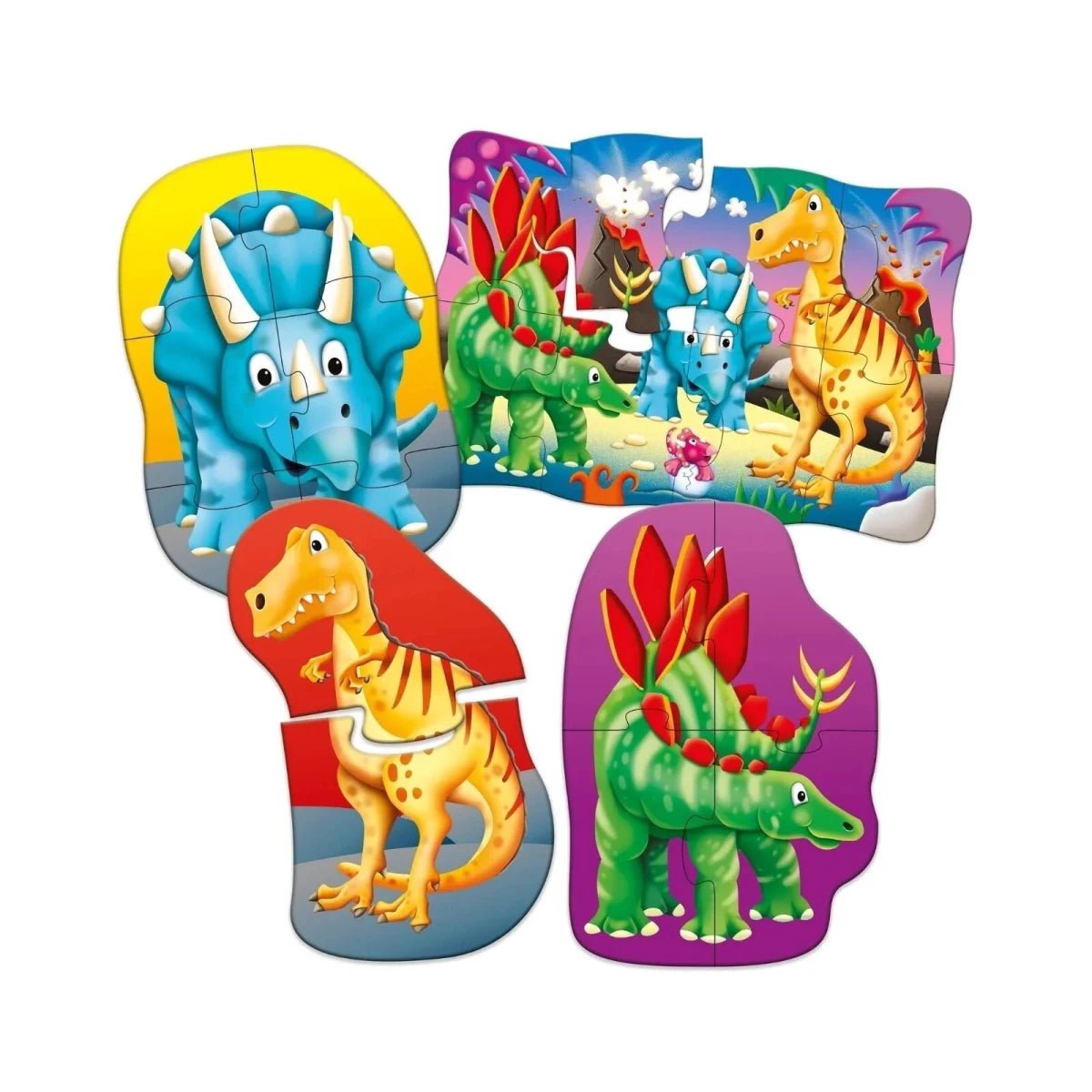 Match it! My First 4-in-1 Puzzle Set - Dino