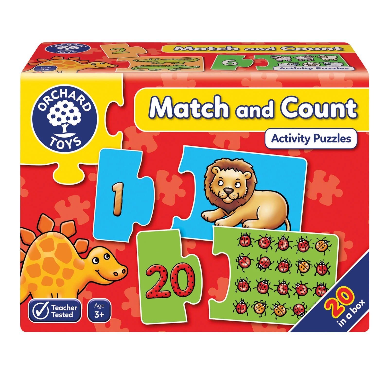 Orchard Toys Match and Count Jigsaw Puzzle - 24 Piece